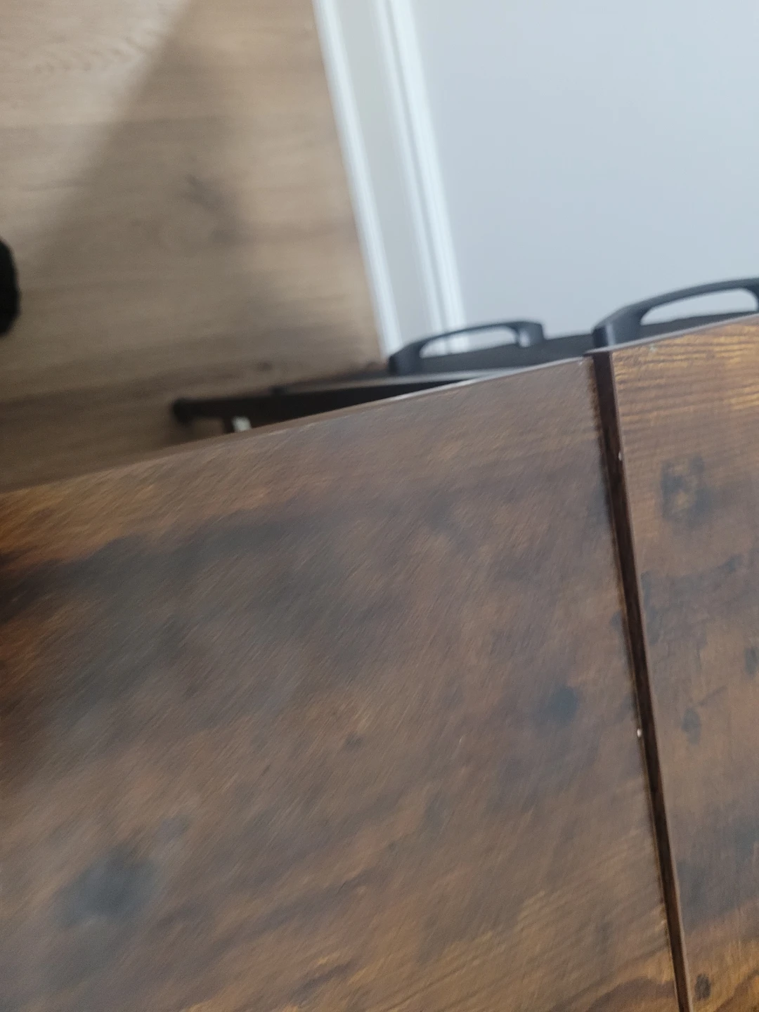 Computer Desk with Keyboard Tray and Shelving - photo 5