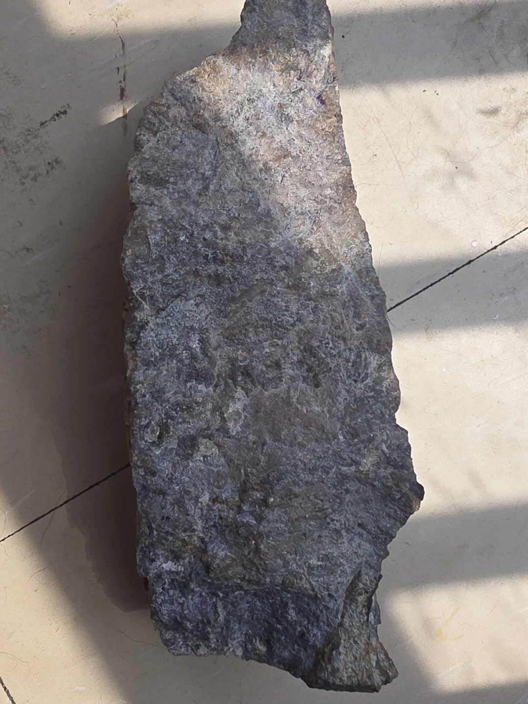 Raw Purple Fluorite & Barite Mineral Specimen - photo 4