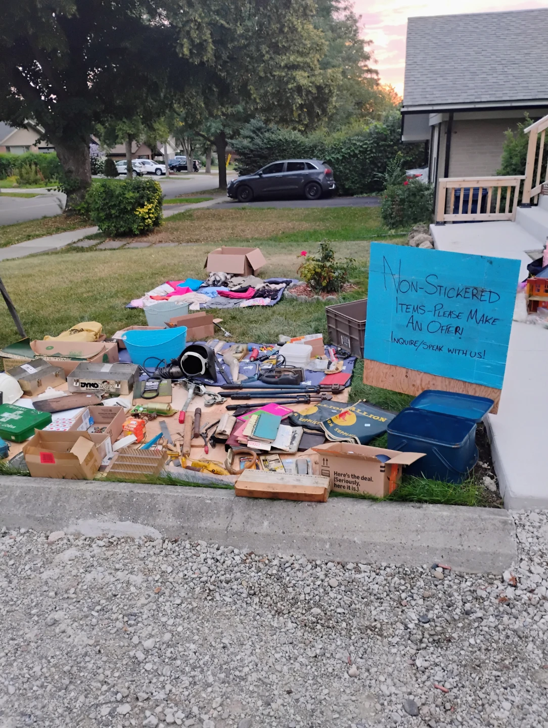 Yard sale August 23 CANCELLED DUE TO WEATHER