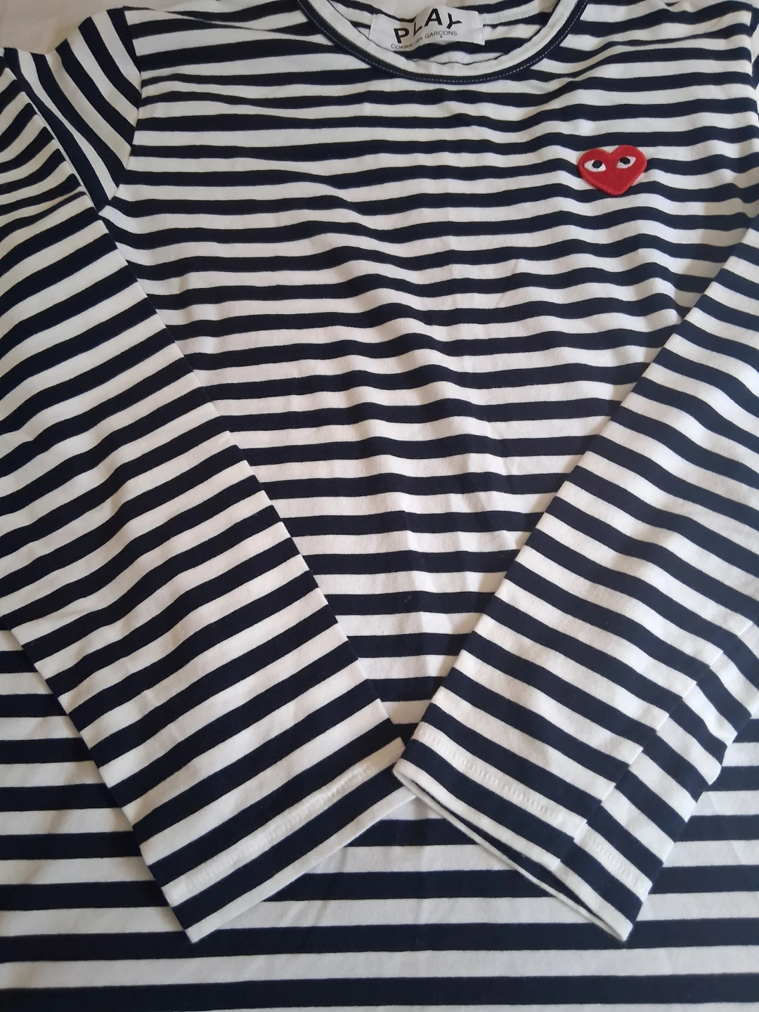 Comme des Garçons PLAY Striped Long Sleeve Tee - photo 2