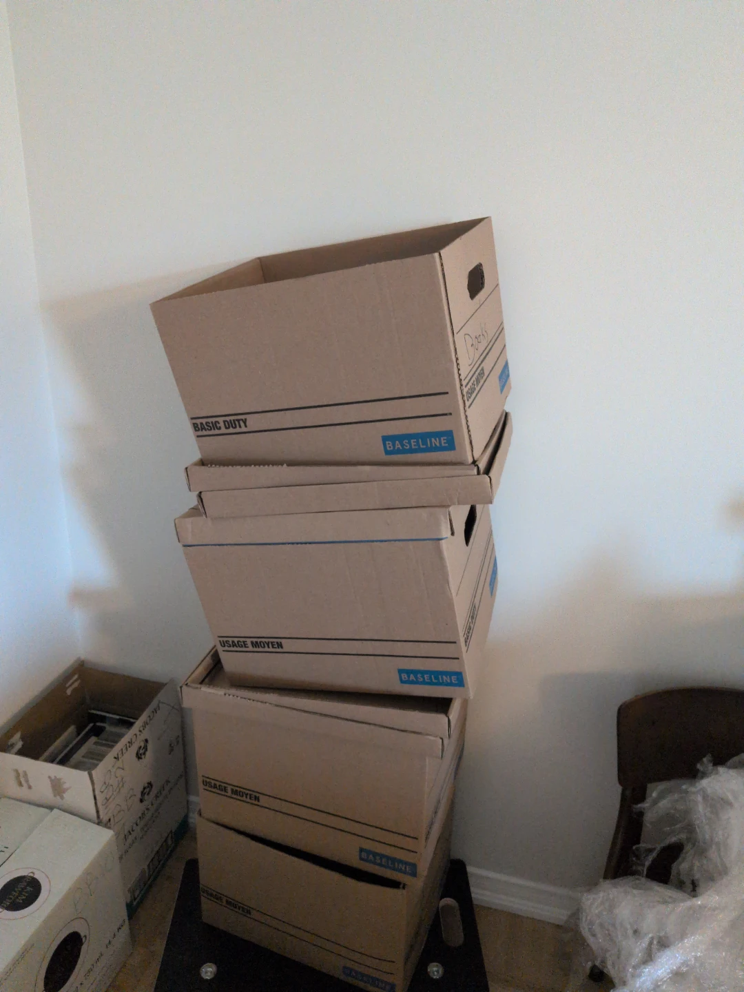 Moving boxes