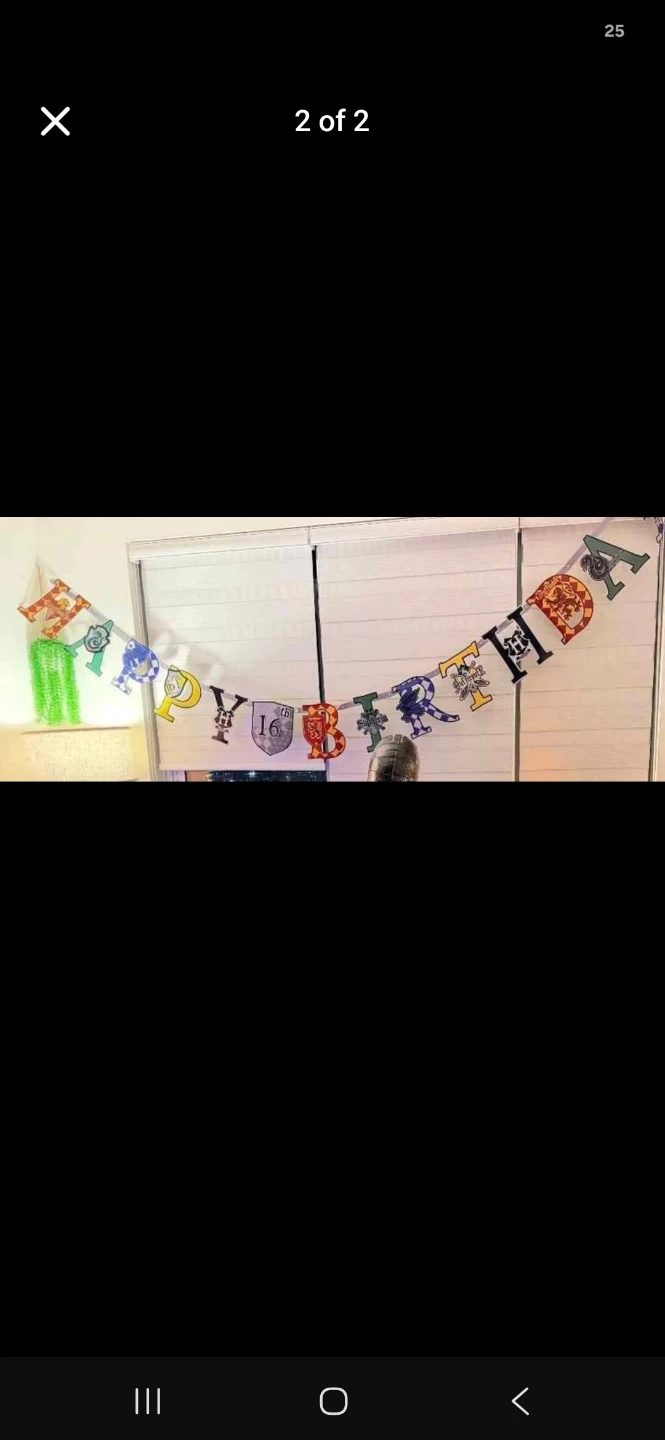Harry Potter Happy Birthday Banner - photo 2