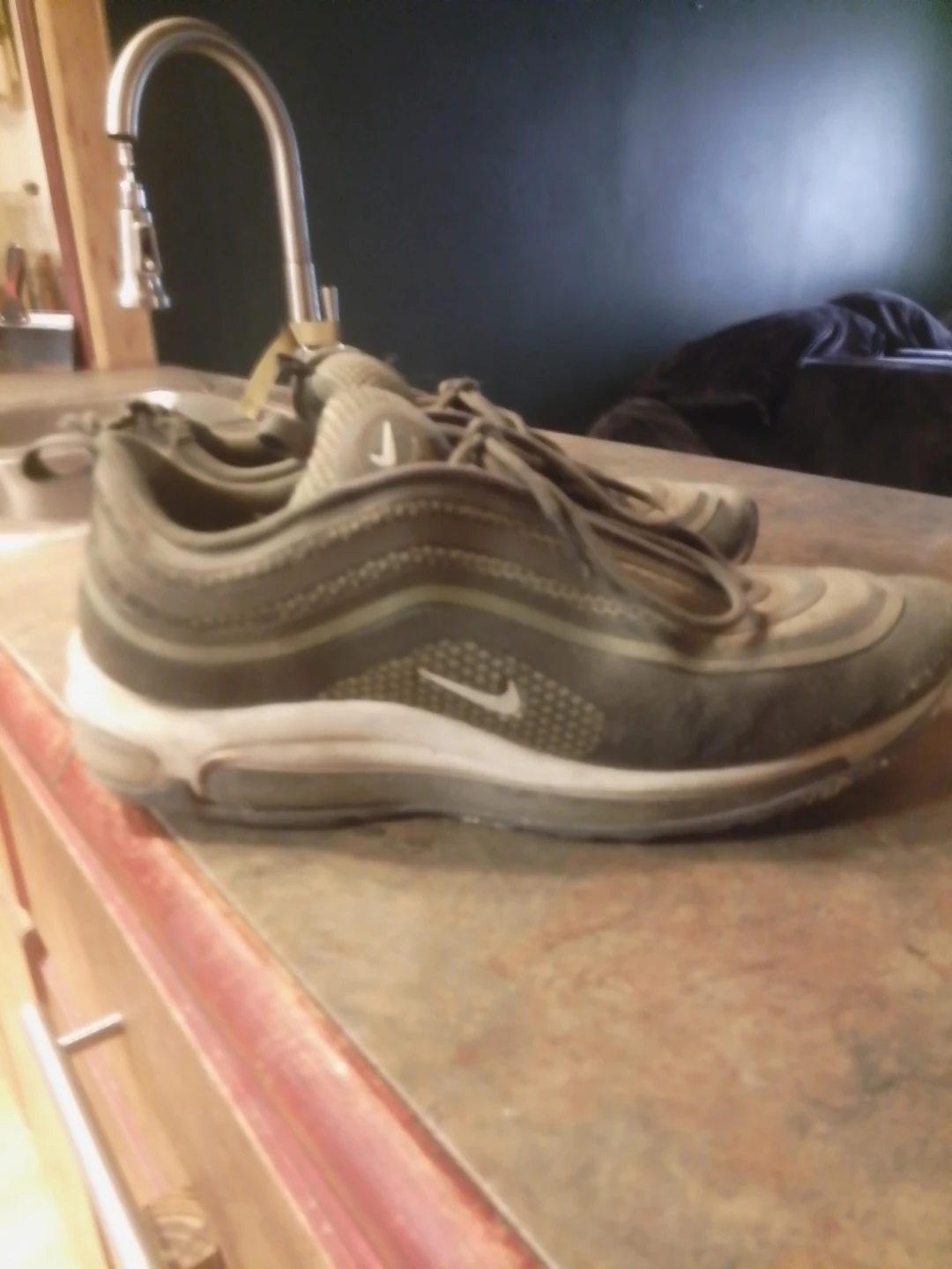 Nike Air Max 97 Olive Green Sneakers - photo 3