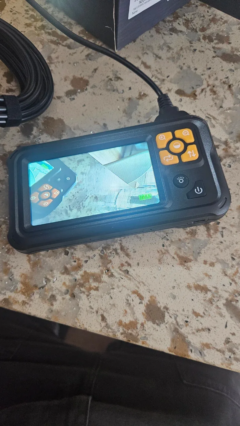 Inspection Camera with Screen and flash(Industrial endoscope)