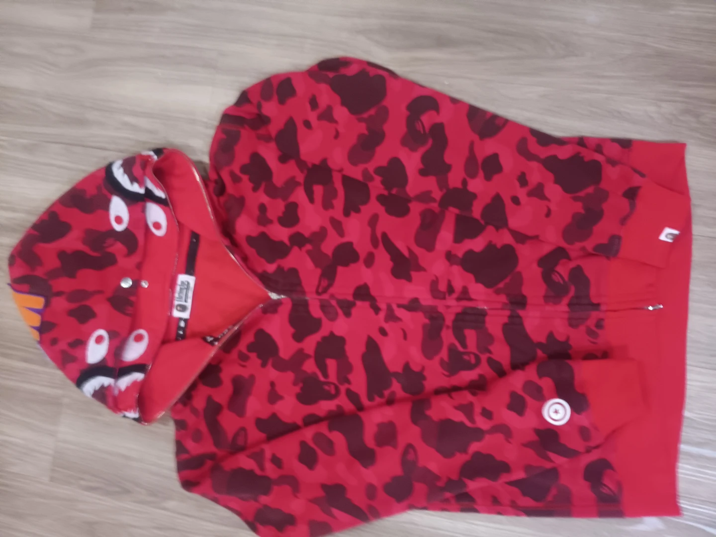 A Bathing Ape Camo Zip-Up double Hoodie