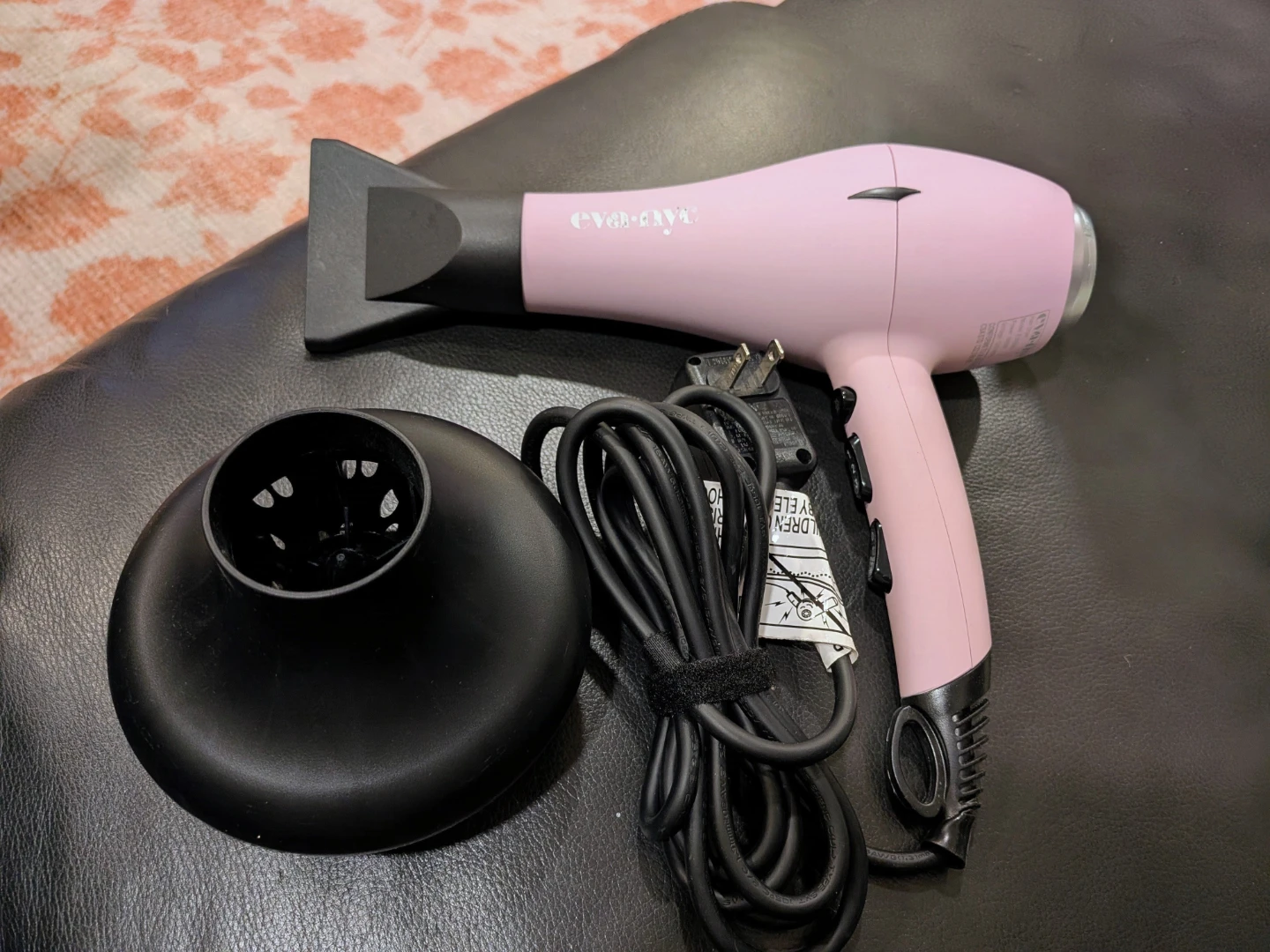 Everyday Pink Hair Dryer with Diffuser
