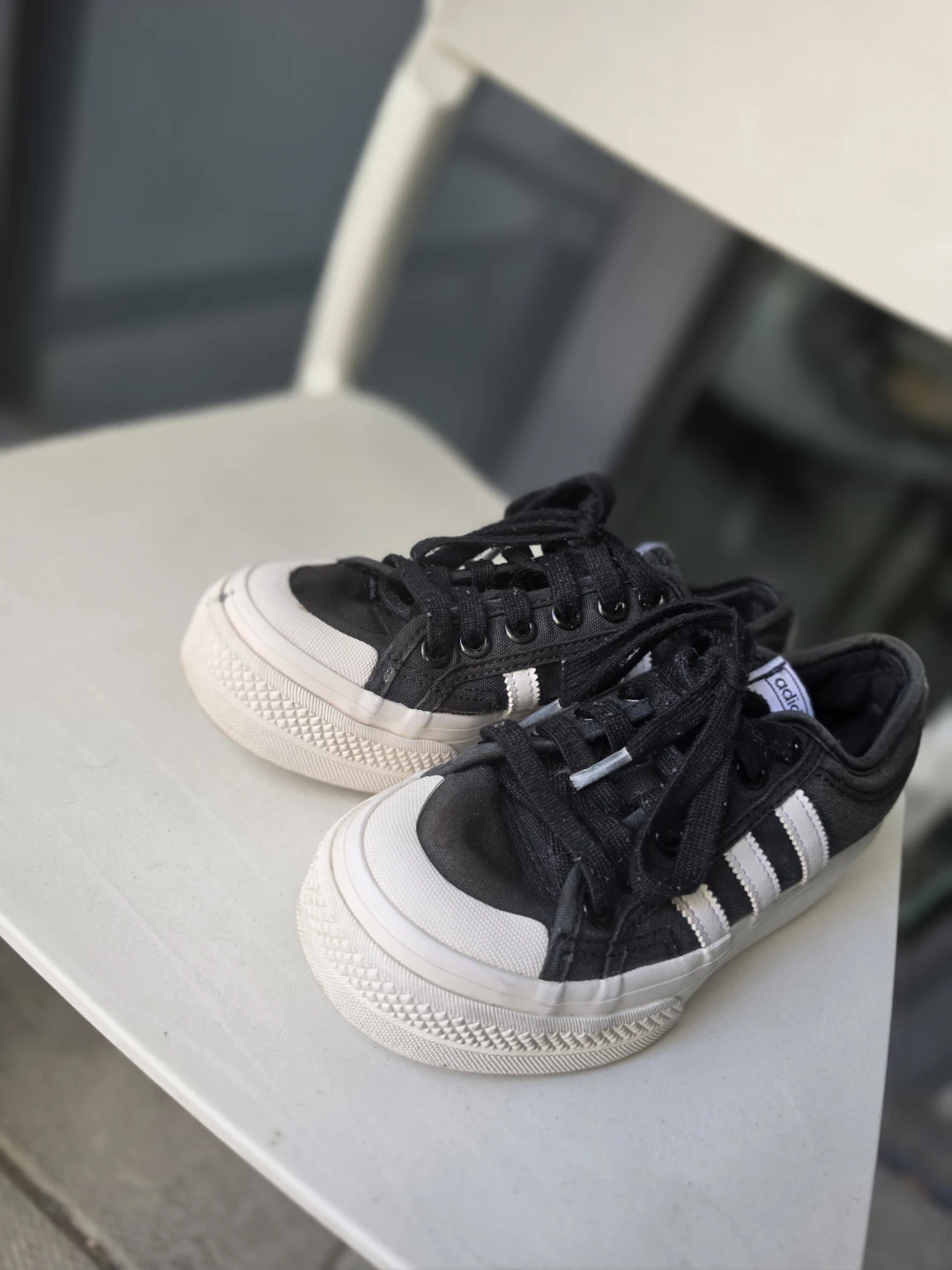Adidas Kids Shoes Black White - photo 2