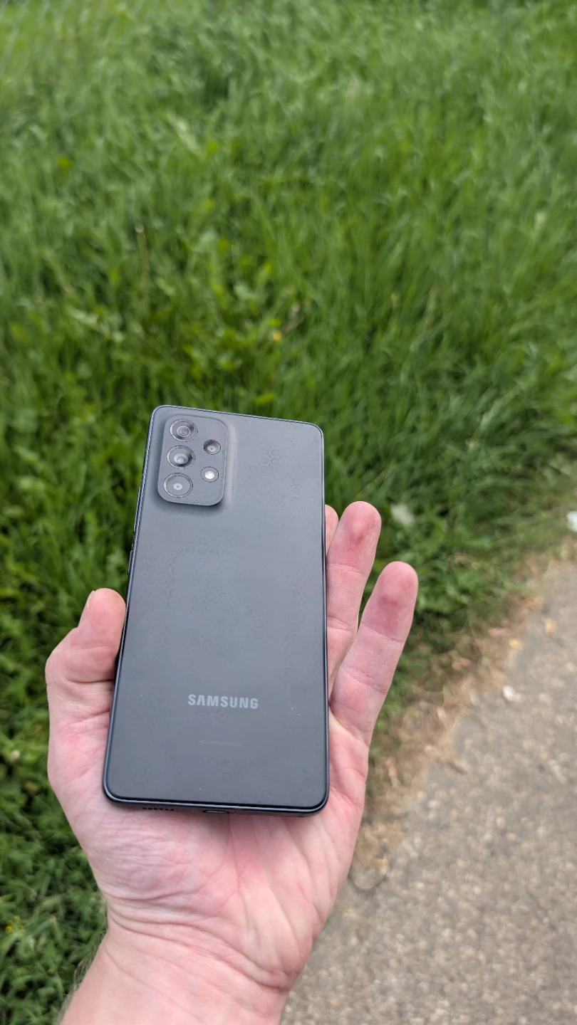 Black Samsung Galaxy A53 5G smartphone - photo 2