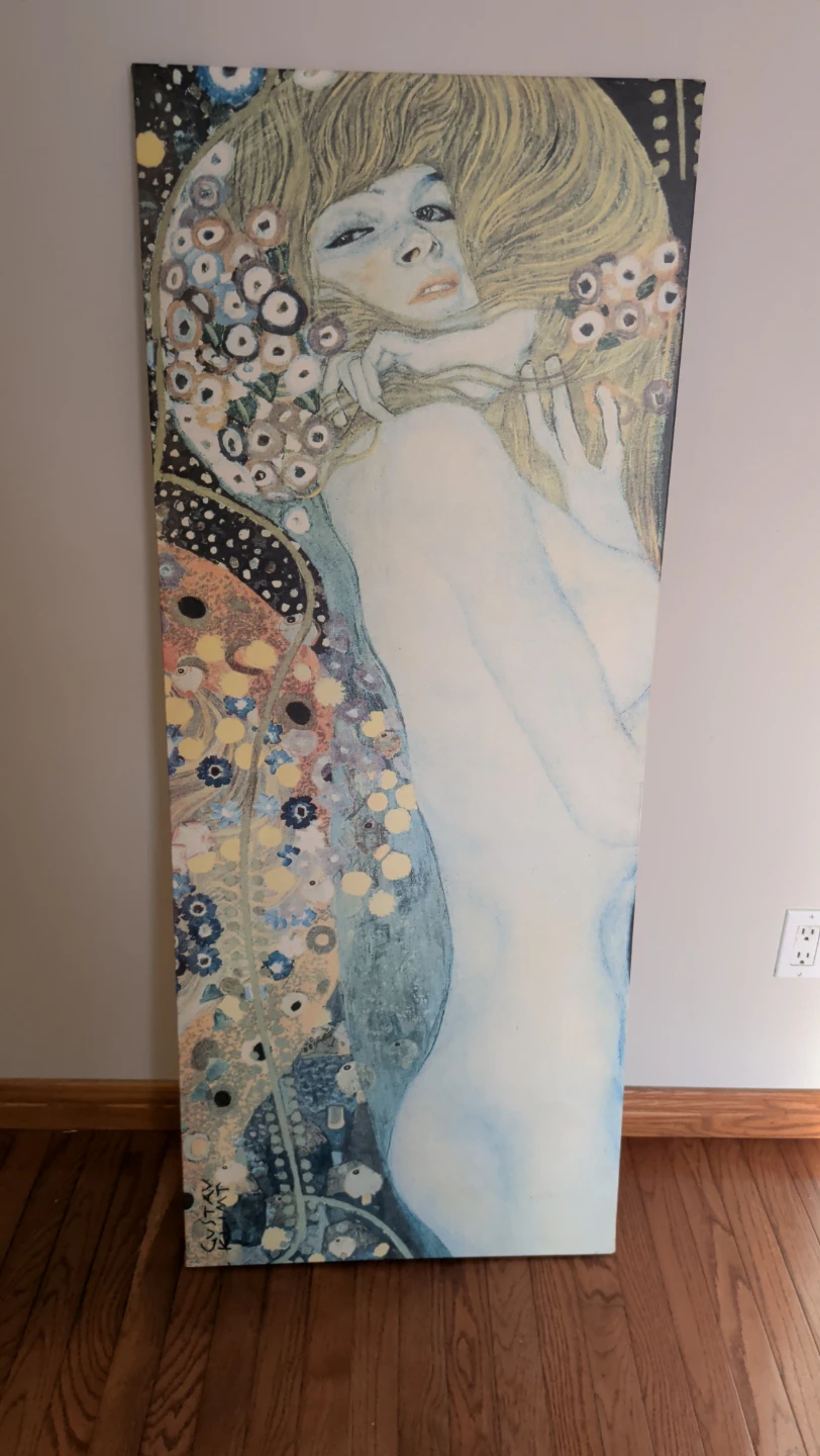 Art Print - "Water Serpents" style painting