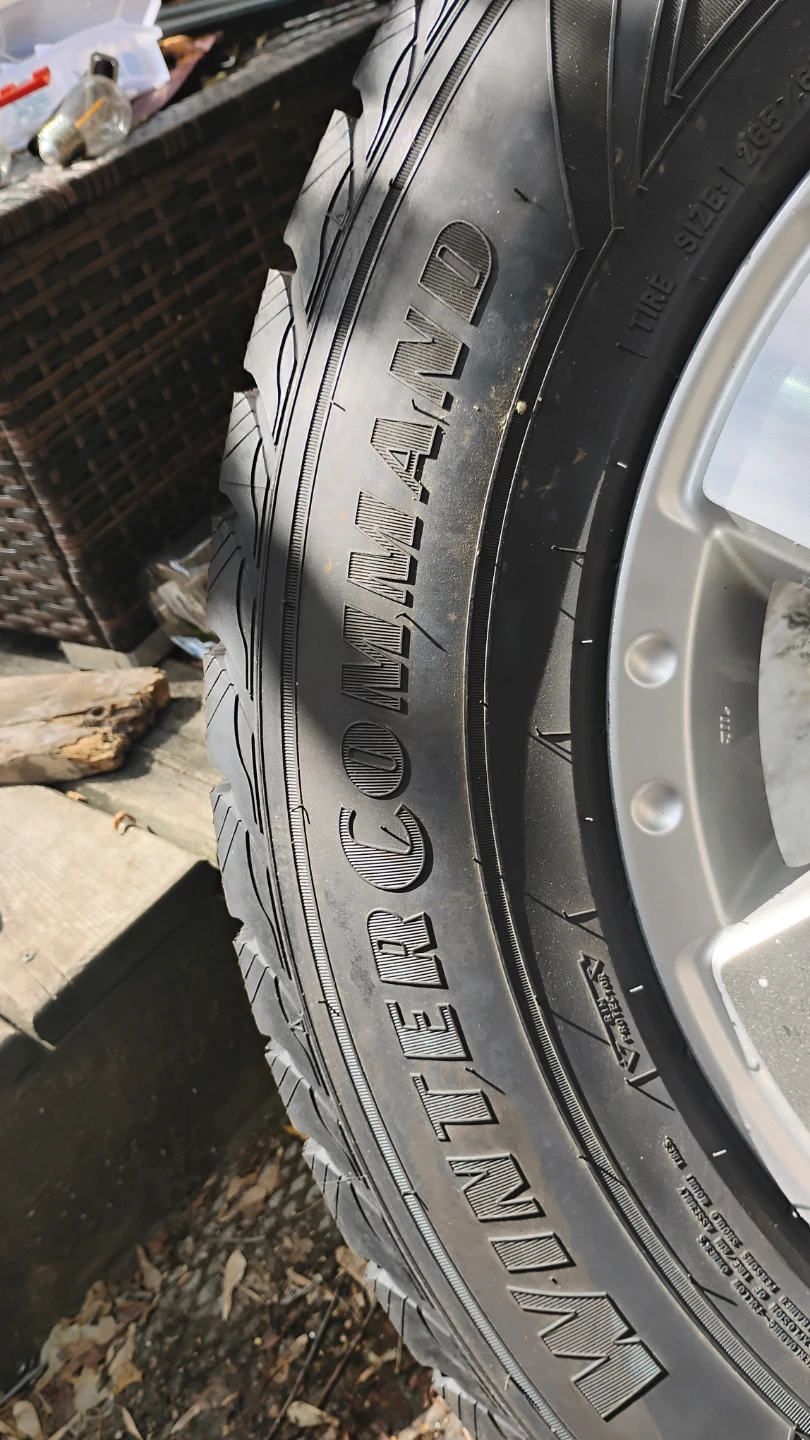 Goodyear WinterCommand Tire on Rims (5) - photo 5