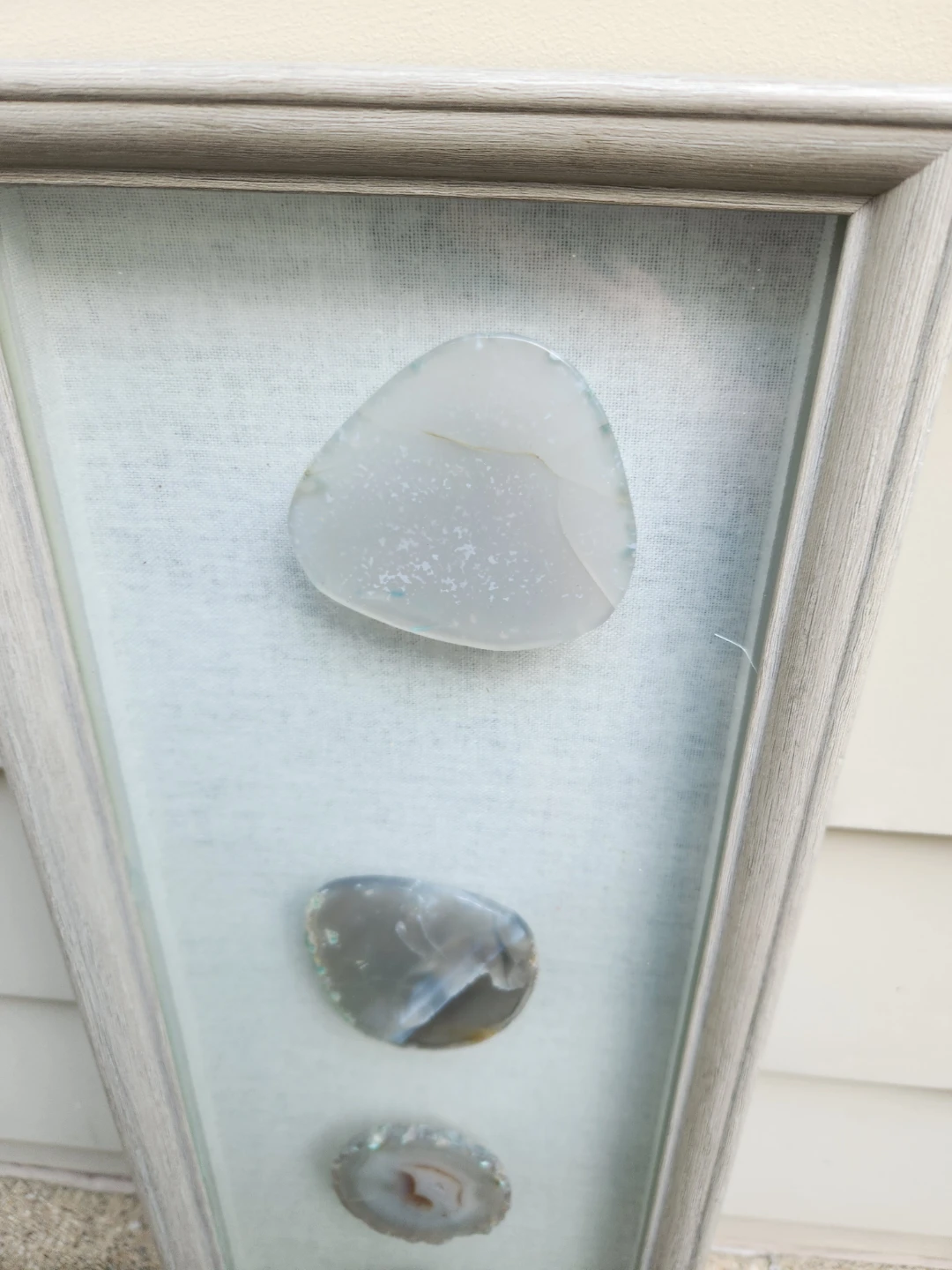 Framed Agate Slices Wall Decor - photo 3