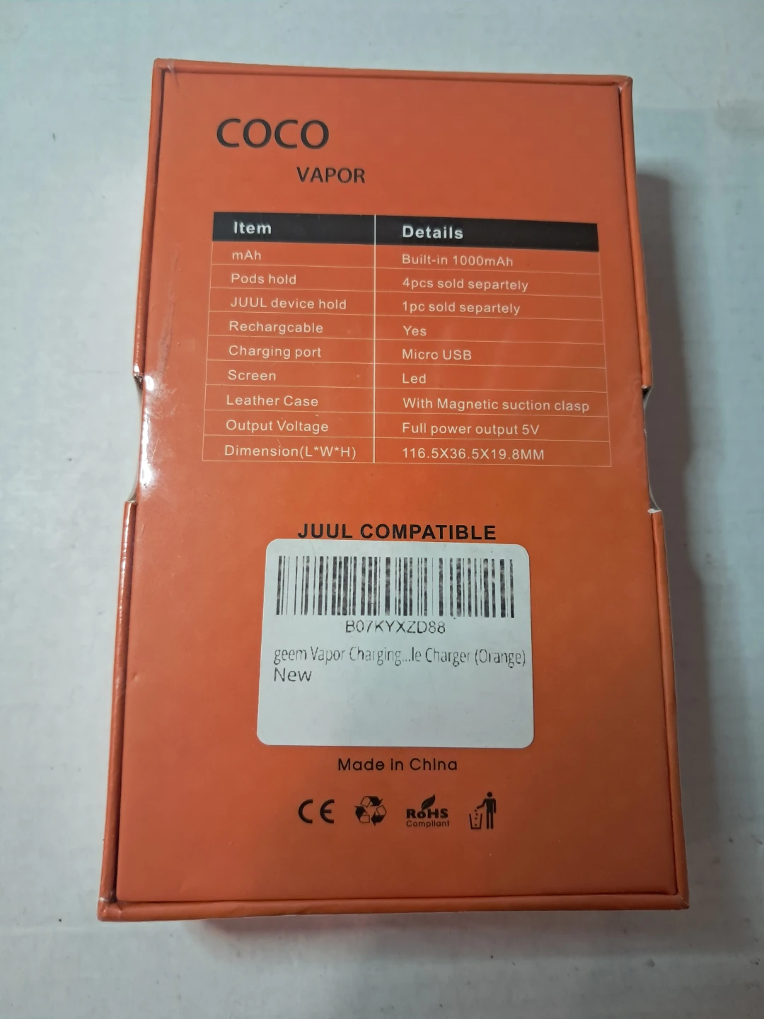 Coco Vapor Charging Box - JUUL Compatible - photo 2