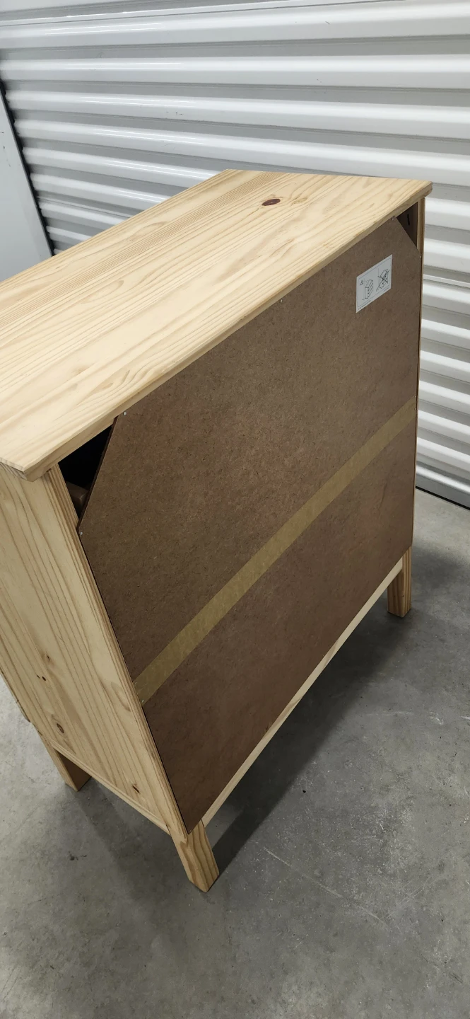 Ikea  Pine 3-Drawer Chest - photo 5