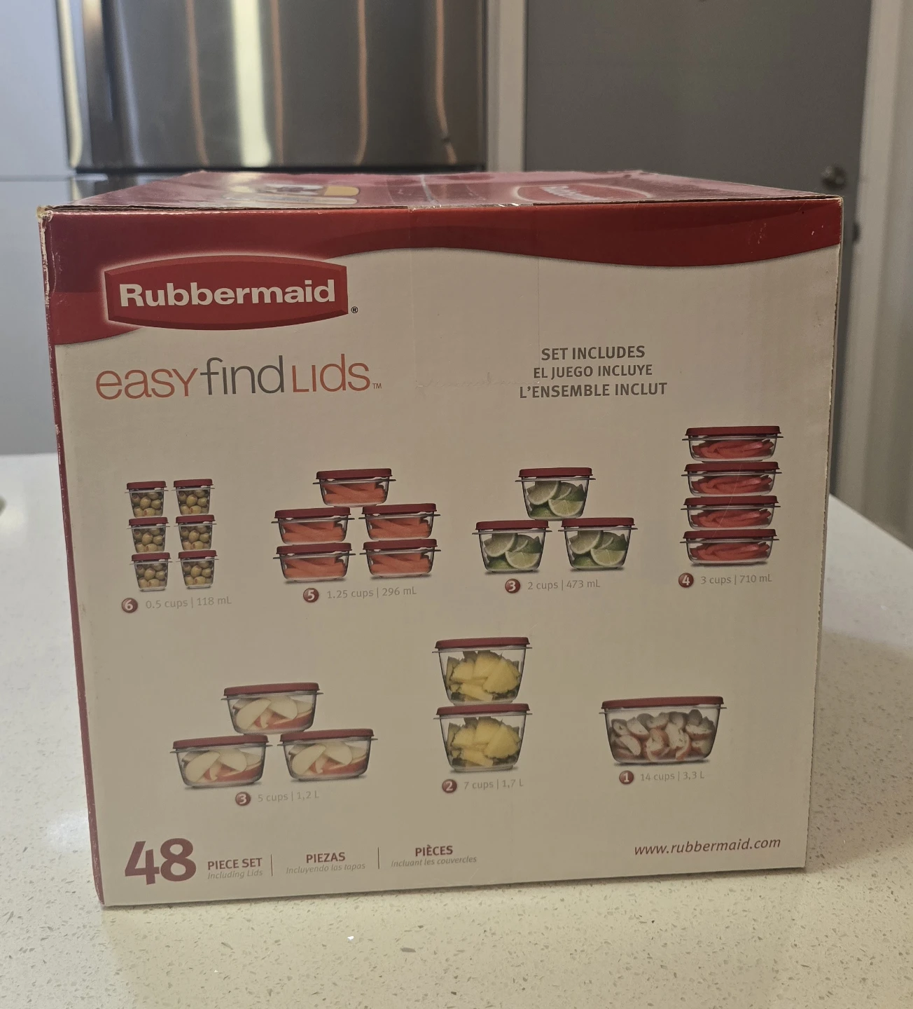 Rubbermaid Easy Find Lids 48 Piece Food Storage Container Set - photo 2