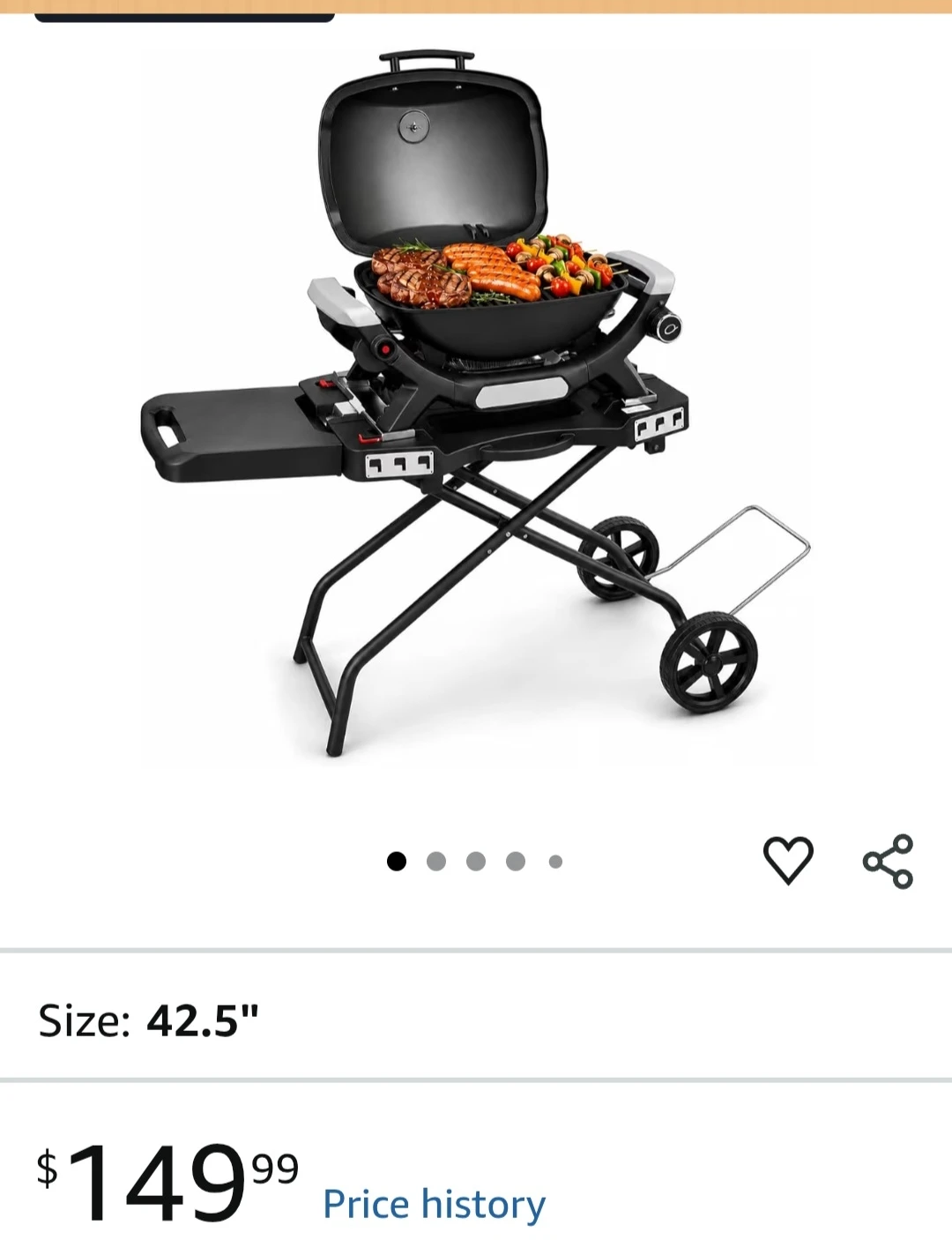 BBQ Outdoor Portable Folding Cart - photo 3