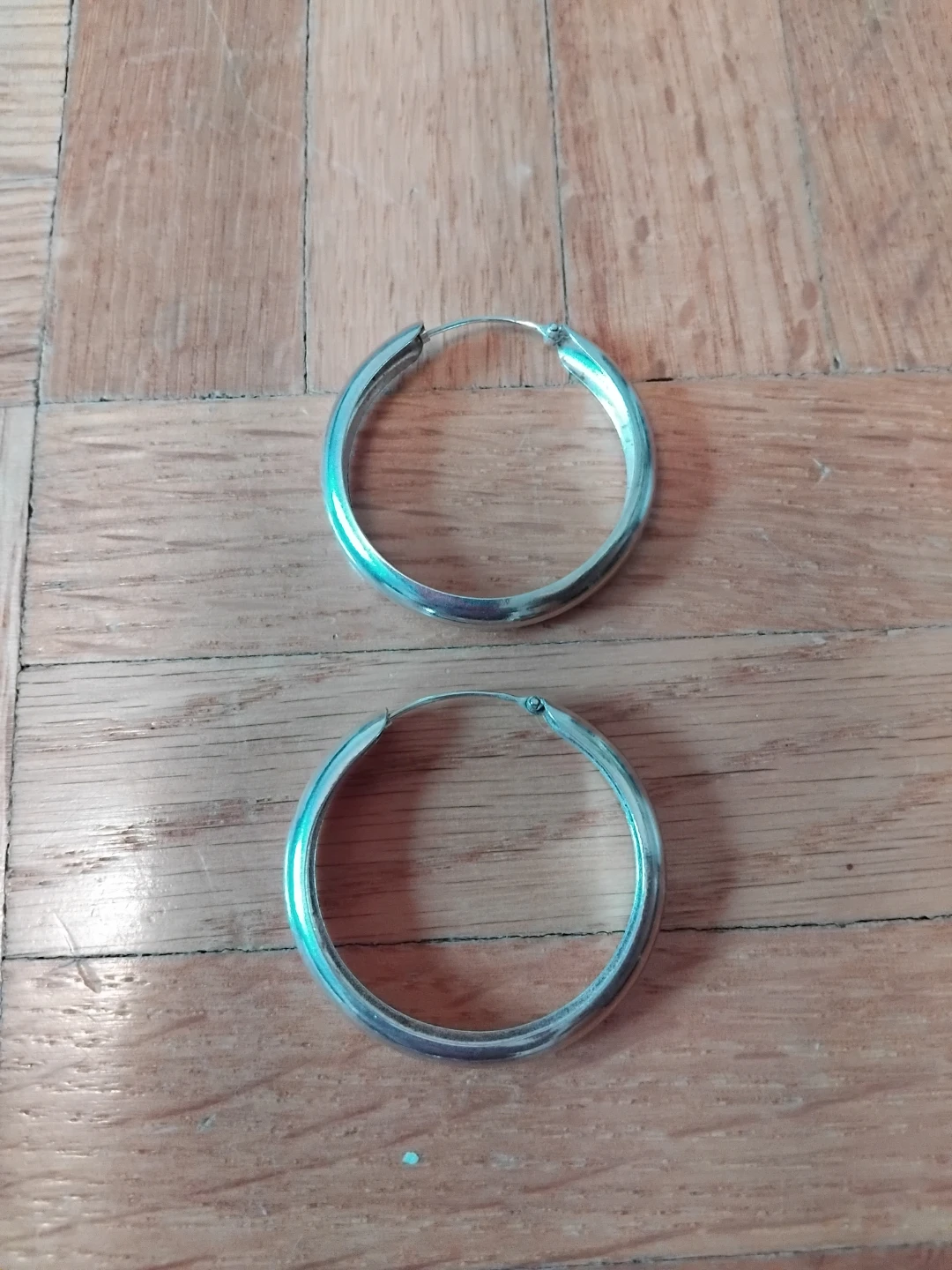Sterling silver Hoop Earrings - photo 5