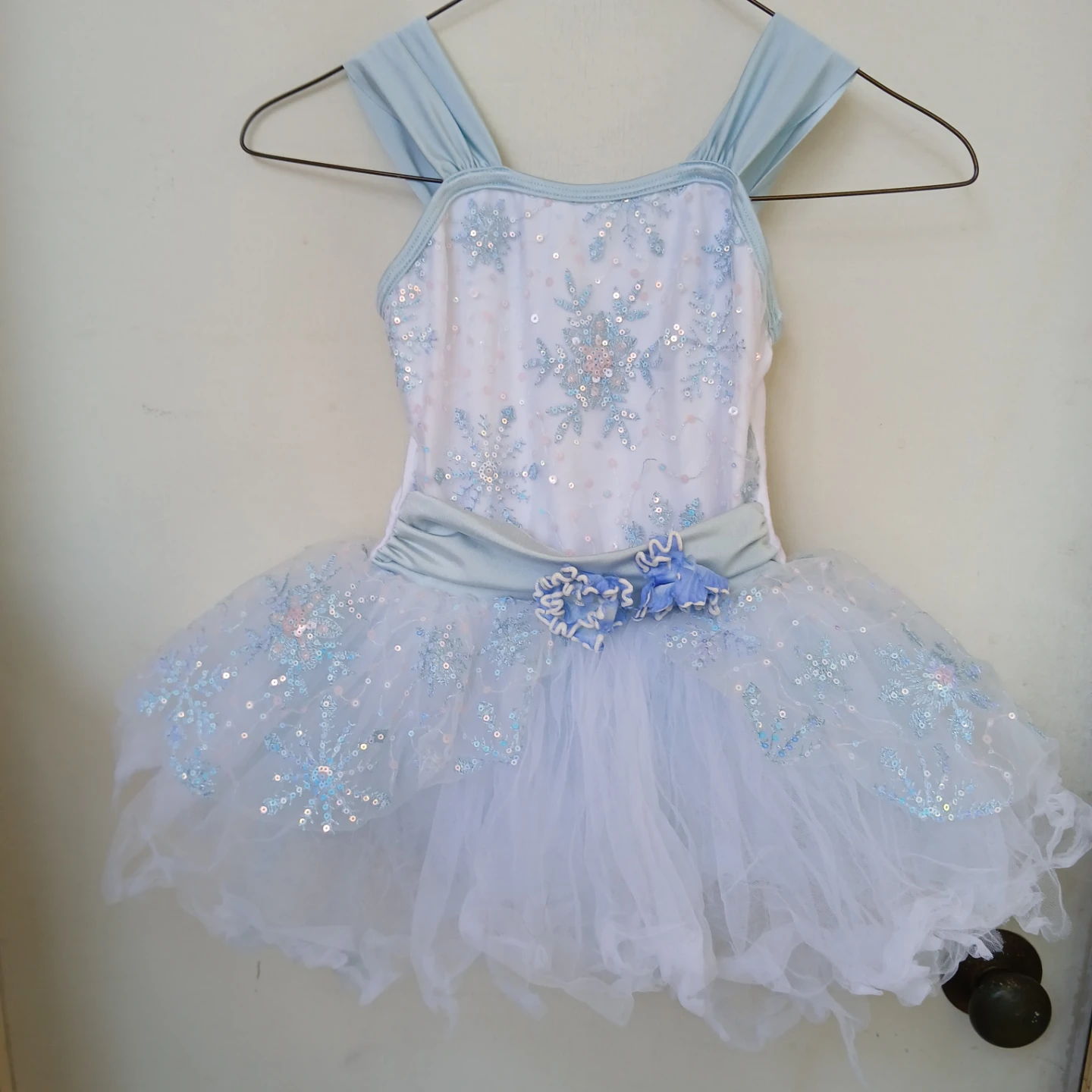Layla's Dance Tutu Dress with Snowflakes