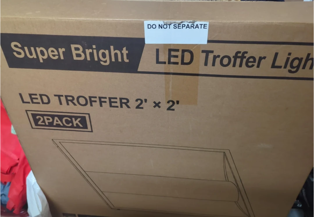 LED Troffer Lights 2'x2' 2-Pack - photo 2
