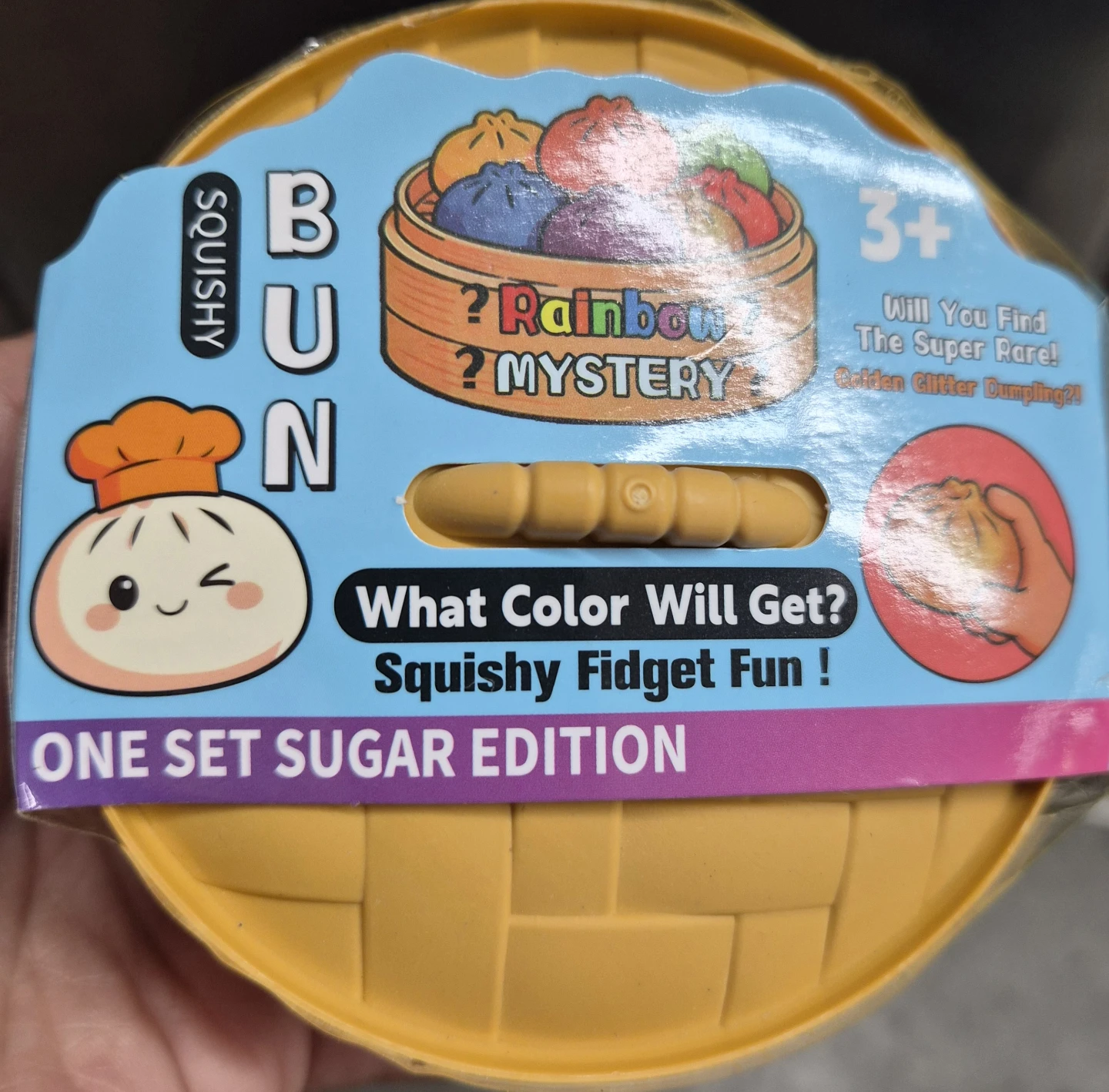 Squishy Bun Rainbow Mystery Toy