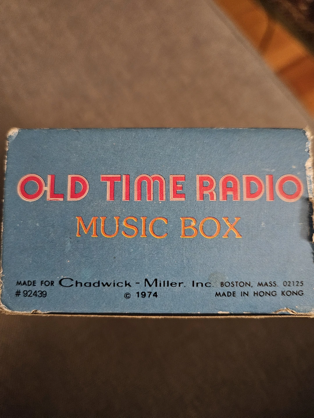Chadwick & Miller Old Time Radio Music Box - The Entertainer - photo 4