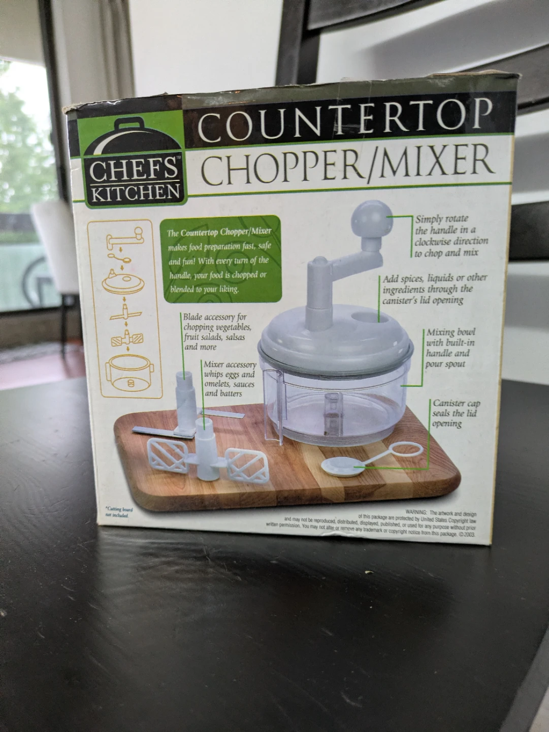 Chef's Kitchen Countertop Chopper/Mixer 6 Piece Set - photo 3