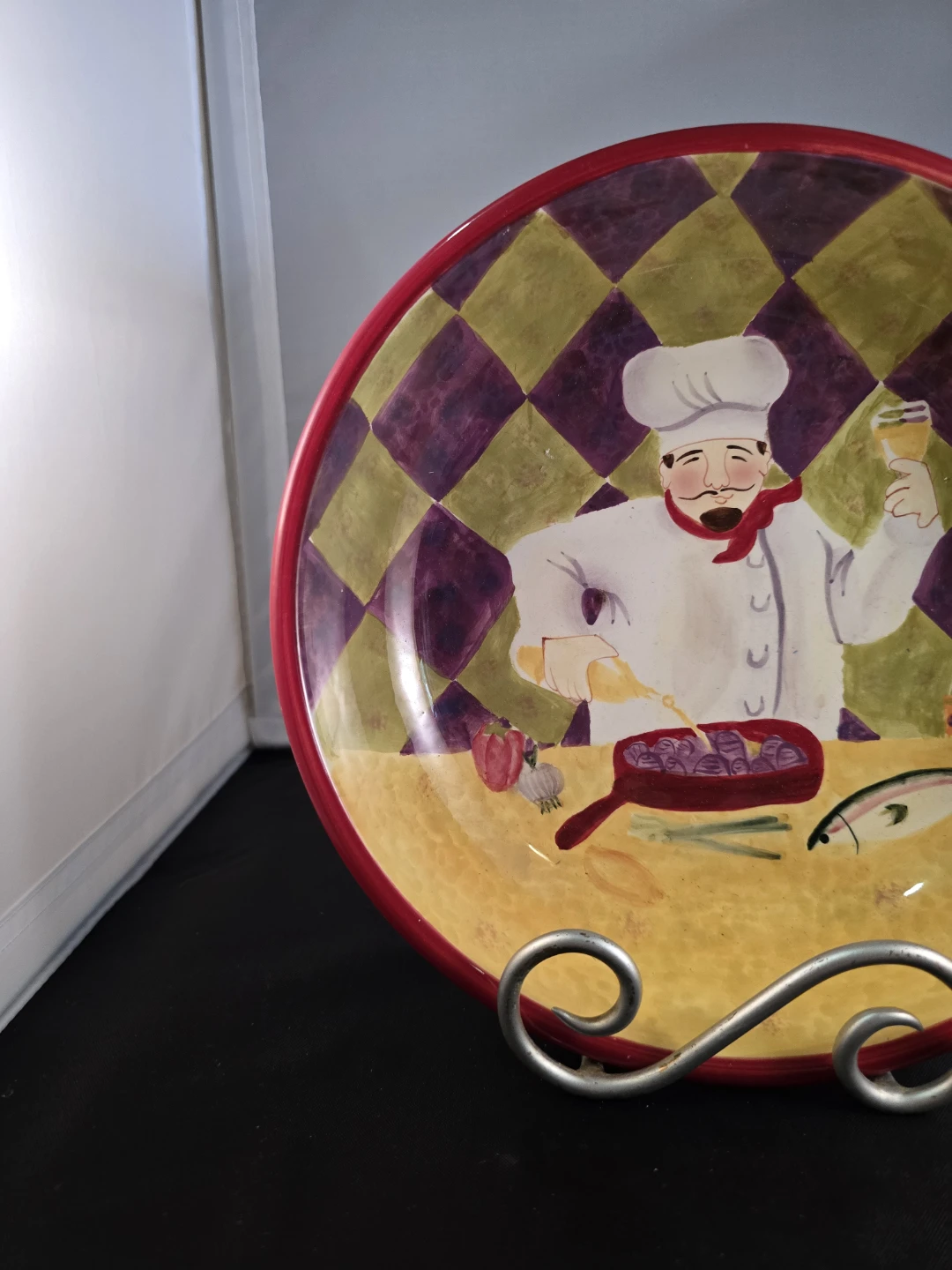 Certified International Jennifer Brinley "Chef" Ceramic Plate - photo 2