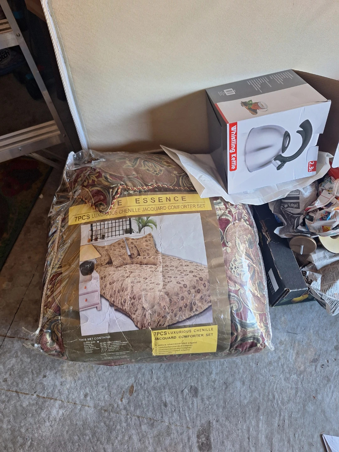 7 Piece Chenille Jacquard Comforter Set - photo 2