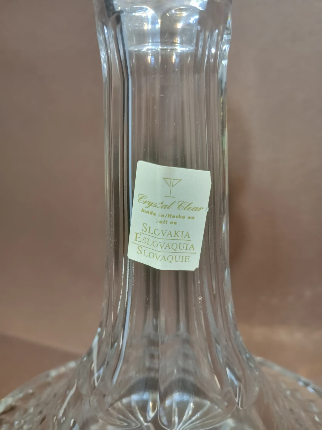 Crystal Clear Decanter - Made in Slovakia - photo 2
