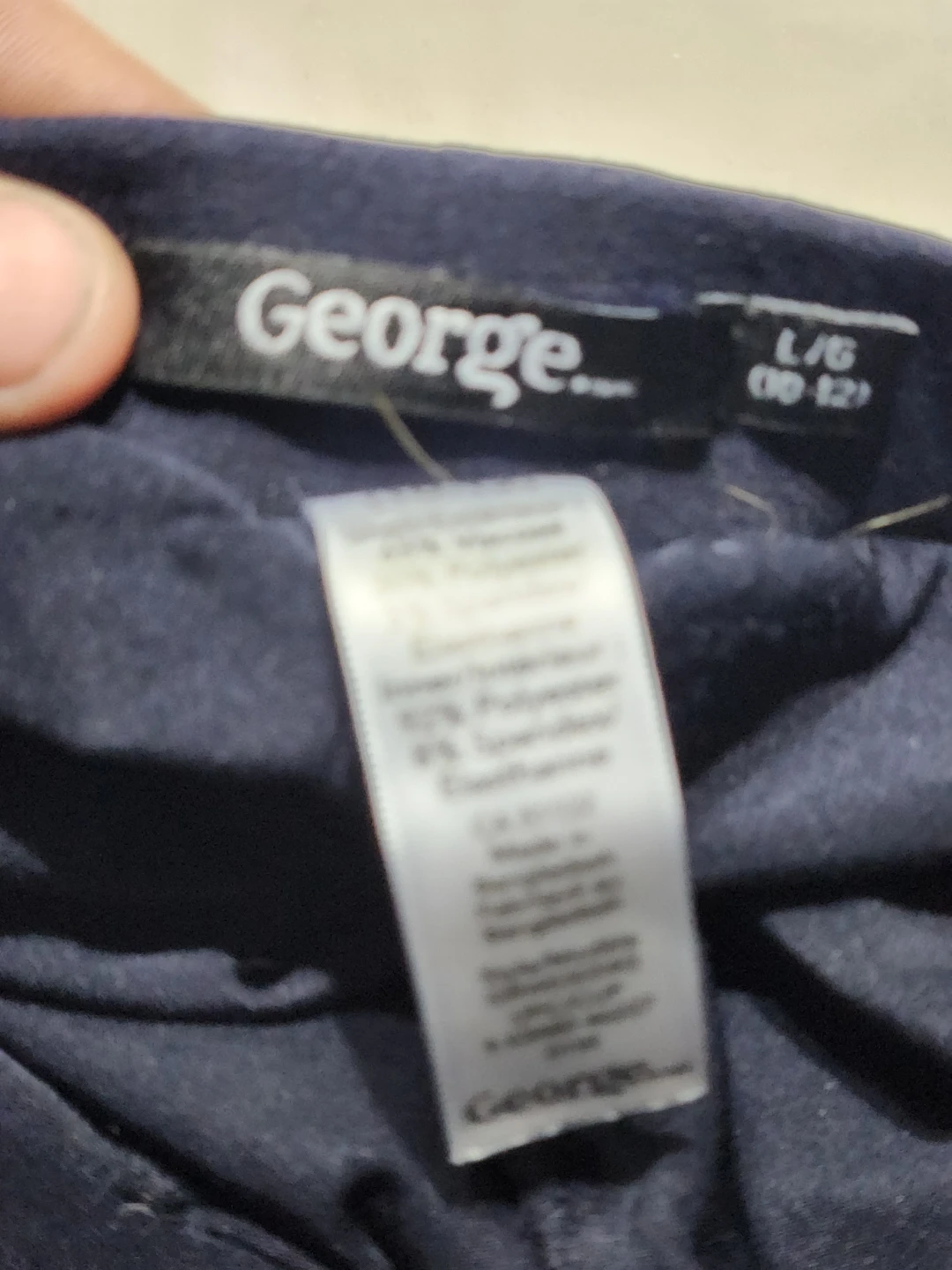 George Navy Blue Skirt with Zipper Detail - photo 3