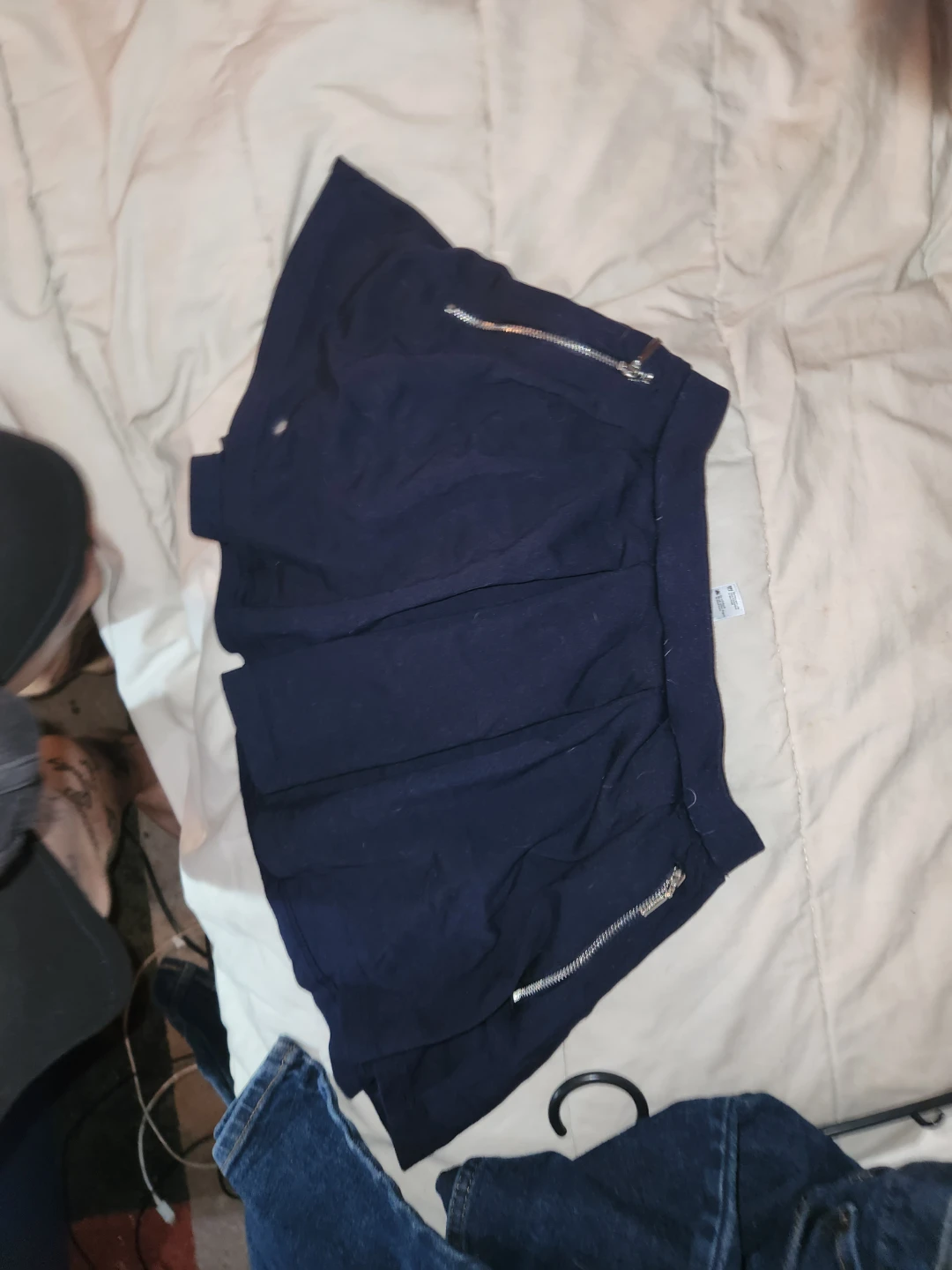 George Navy Blue Skirt with Zipper Detail - photo 4
