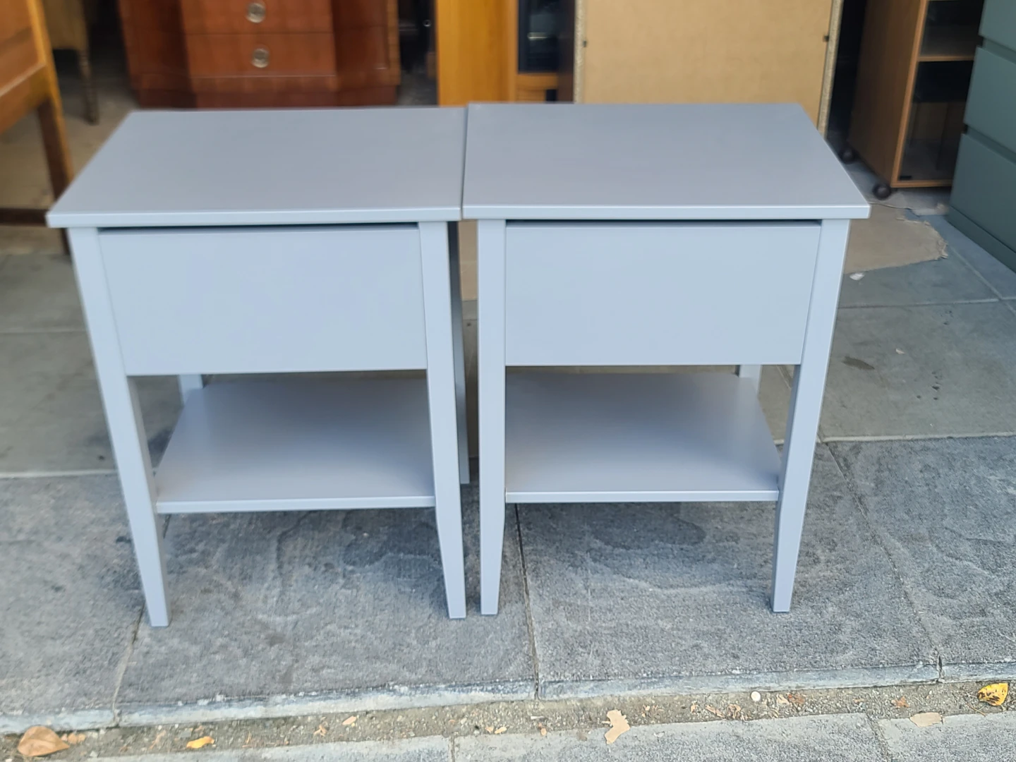 Grey Nightstands - Set of 2 - photo 4