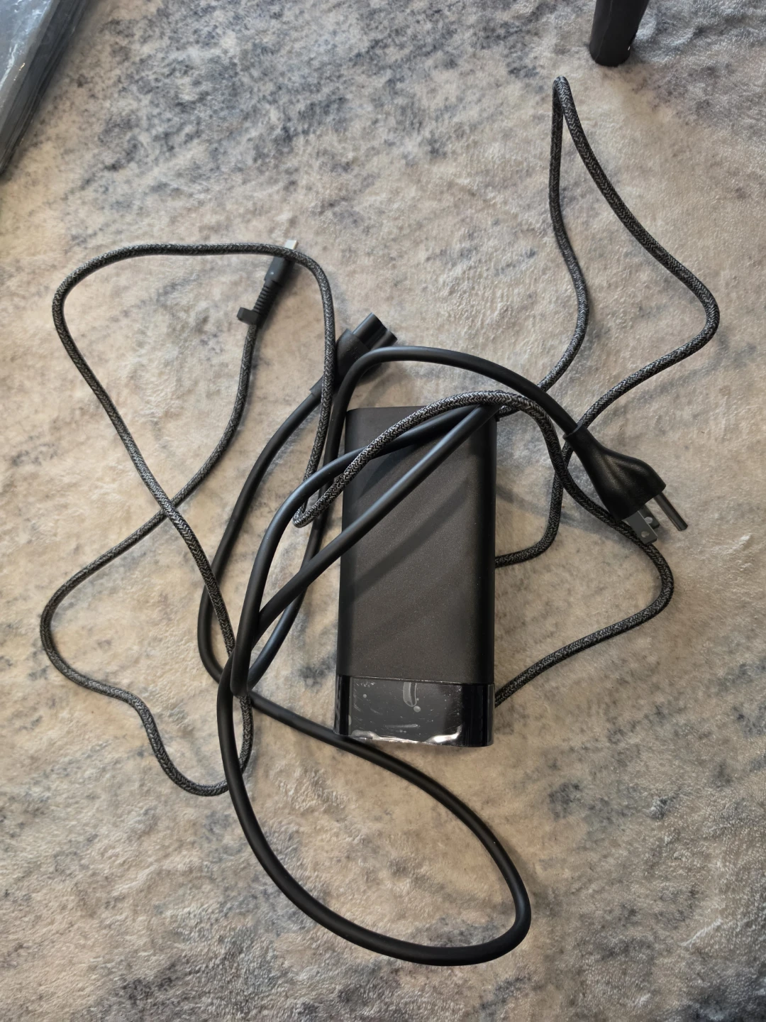 Black Power Adapter and Cable