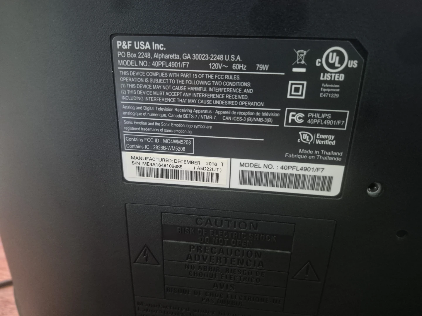 Philips 40PFL4901/F7 LED TV - photo 3