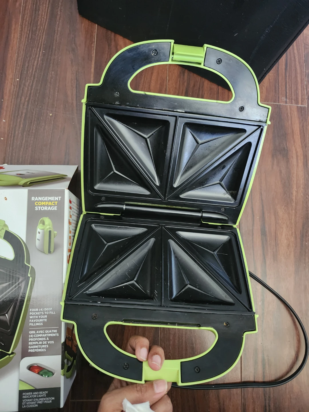 Starfrit Electric Sandwich Maker - Green - photo 3