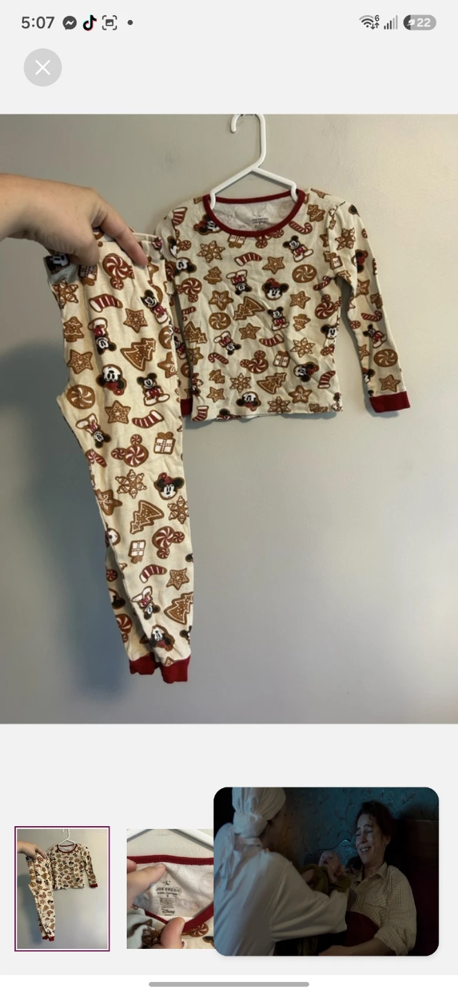 Toddler 5 christmas Pajama Set