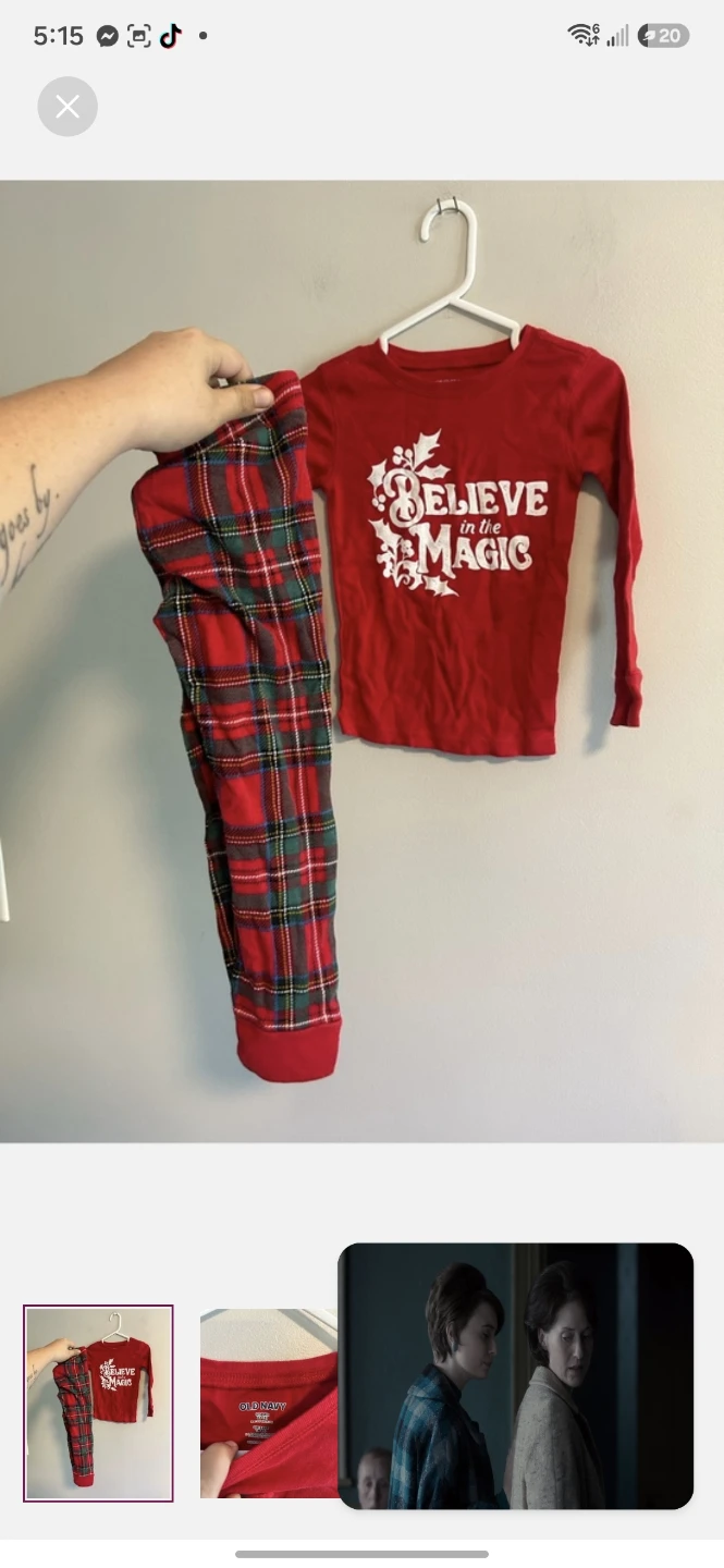 Toddler 5 christmas Pajama Set - photo 3