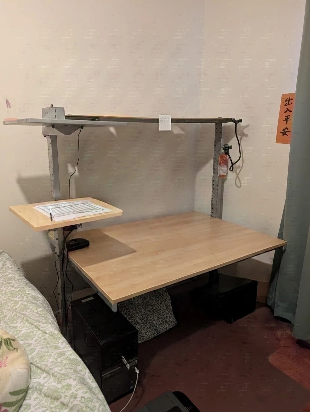Adjustable height desk setup - photo 2
