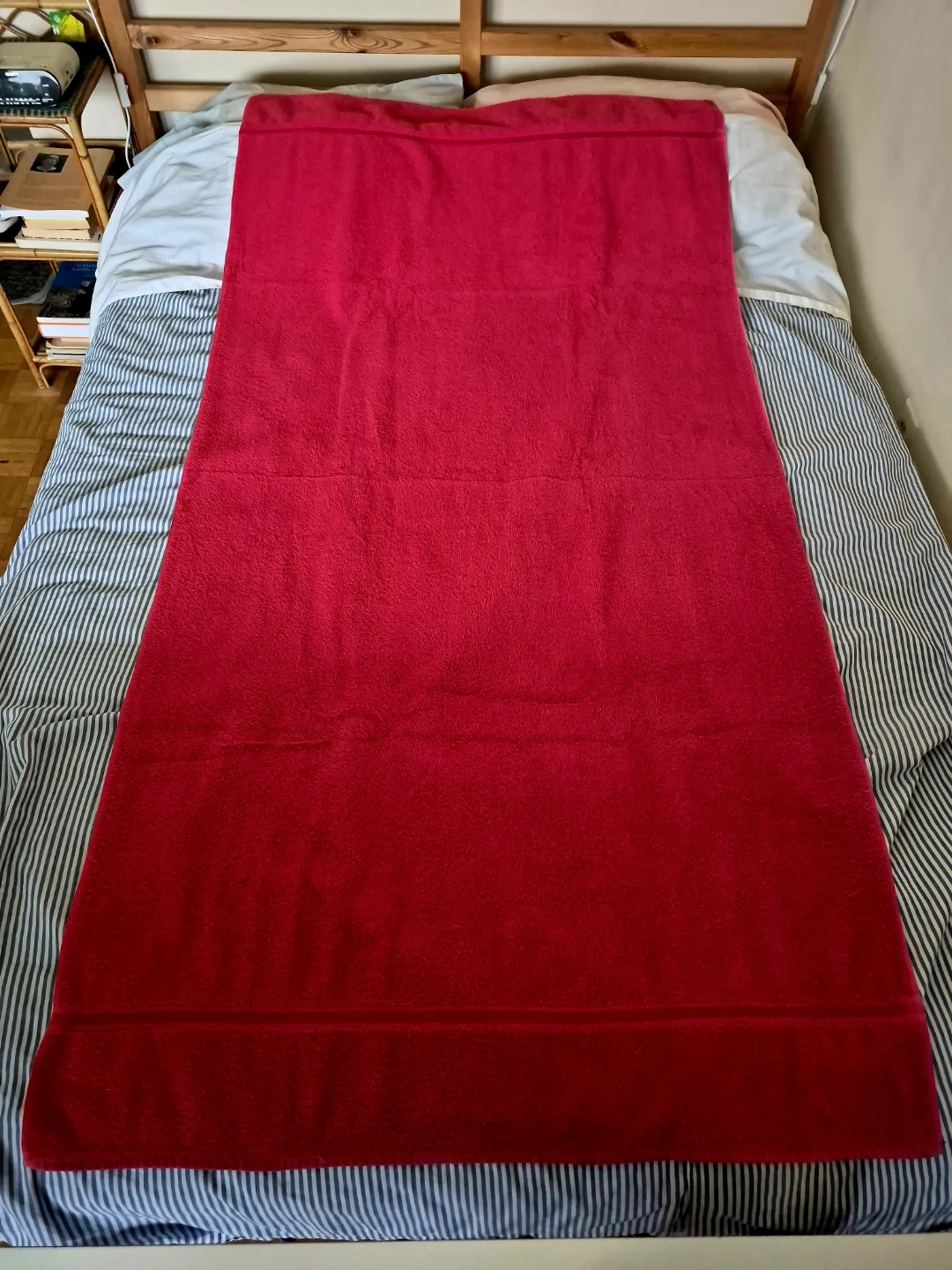 Towel: Large Thick Towel 100% Cotton (made in USA) Red ♥️ - photo 4