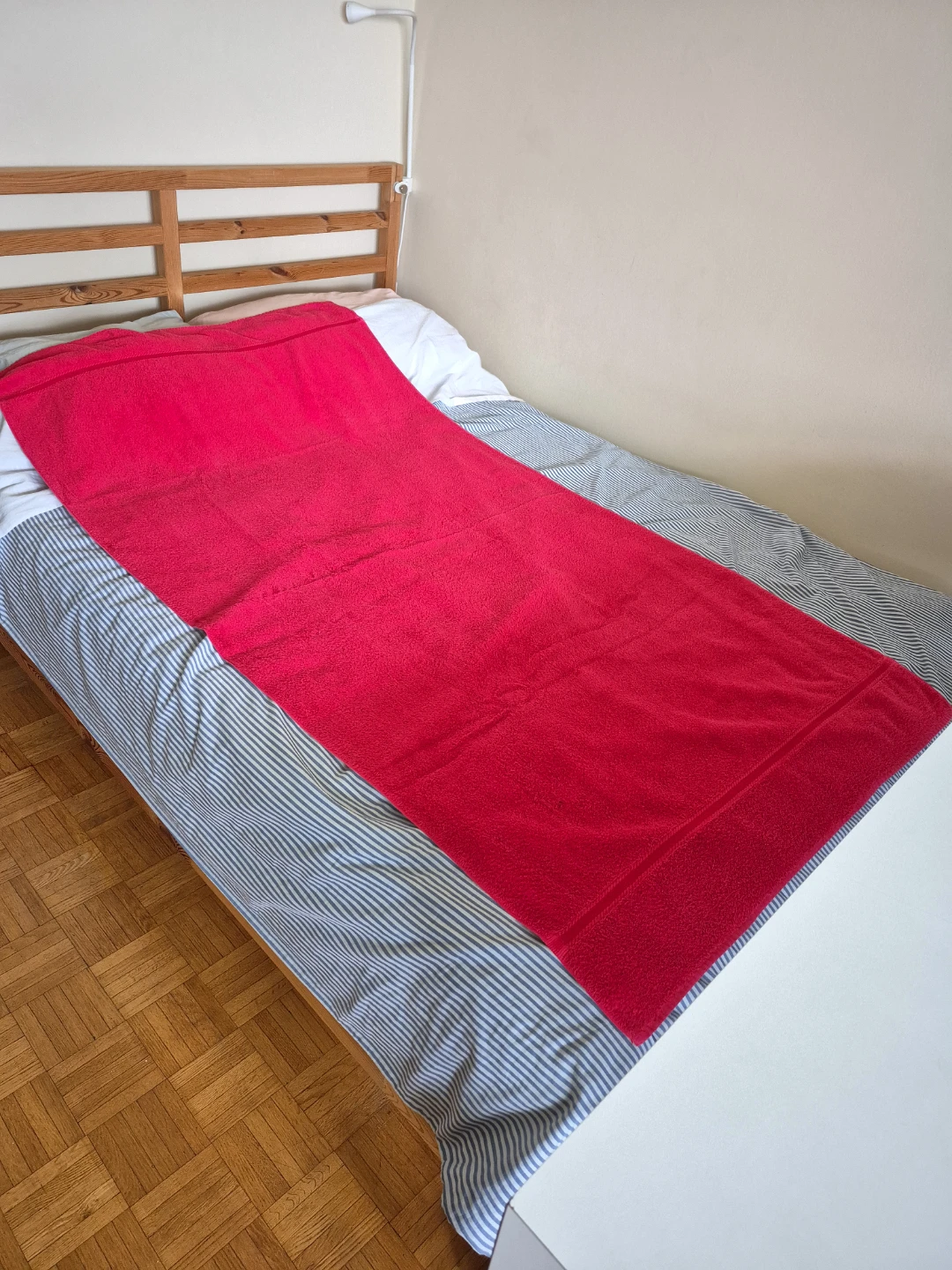 Towel: Large Thick Towel 100% Cotton (made in USA) Red ♥️ - photo 5