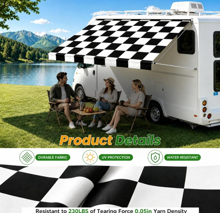 RV Awning Fabric Replacement 16FT - photo 4