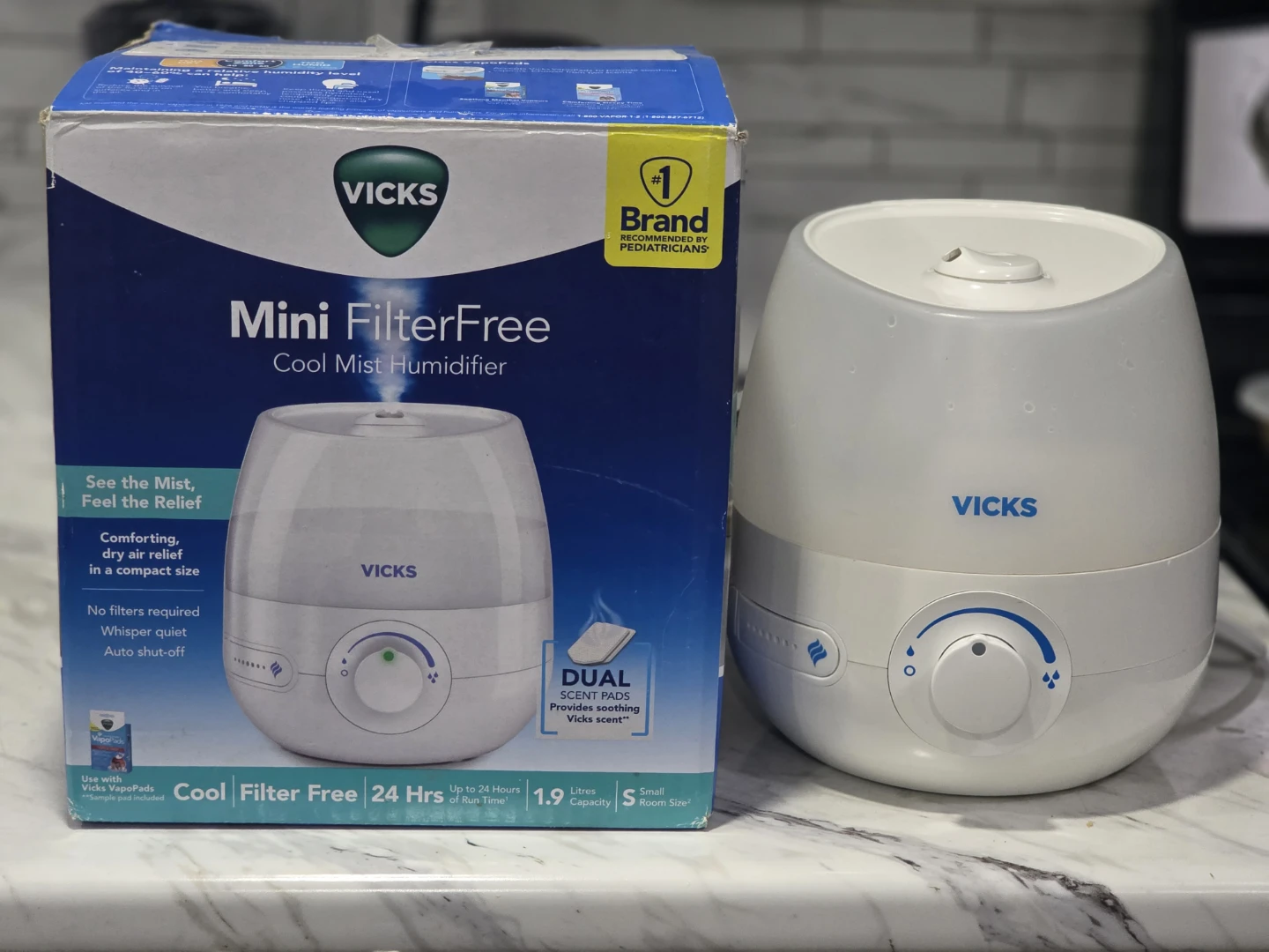 Vicks Mini FilterFree Cool Mist Humidifier