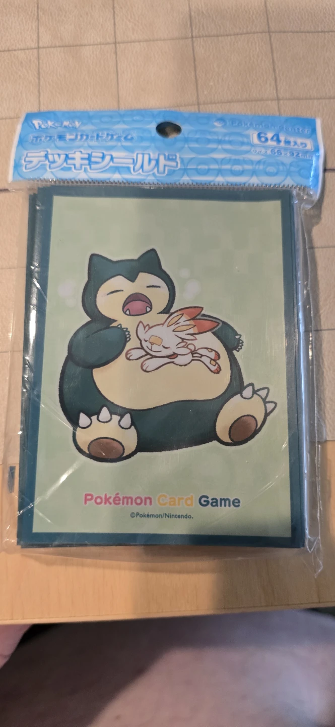 Pokemon Card Game Deck Shields - Snorlax & Scorbunny