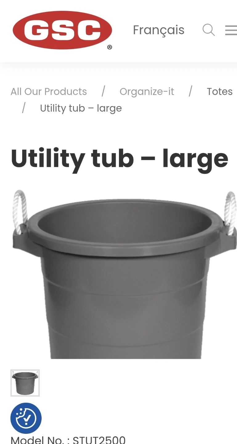 GSC Utility Tub - Large 76L - photo 2