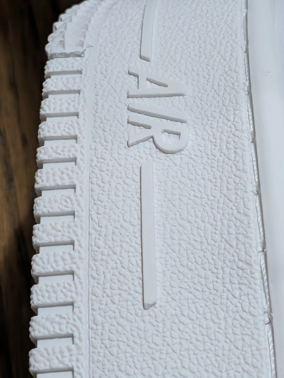 Nike Air Force 1 White Leather Sneakers - photo 3