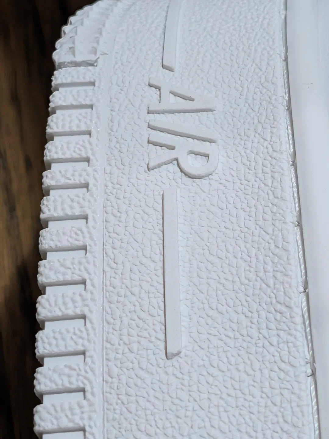 Nike Air Force 1 White Leather Sneakers - photo 3
