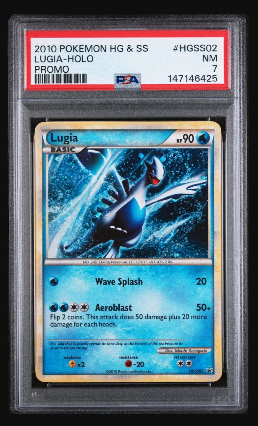 2010 Pokemon Card HGSS Promo Lugia-Holo (PSA 7)