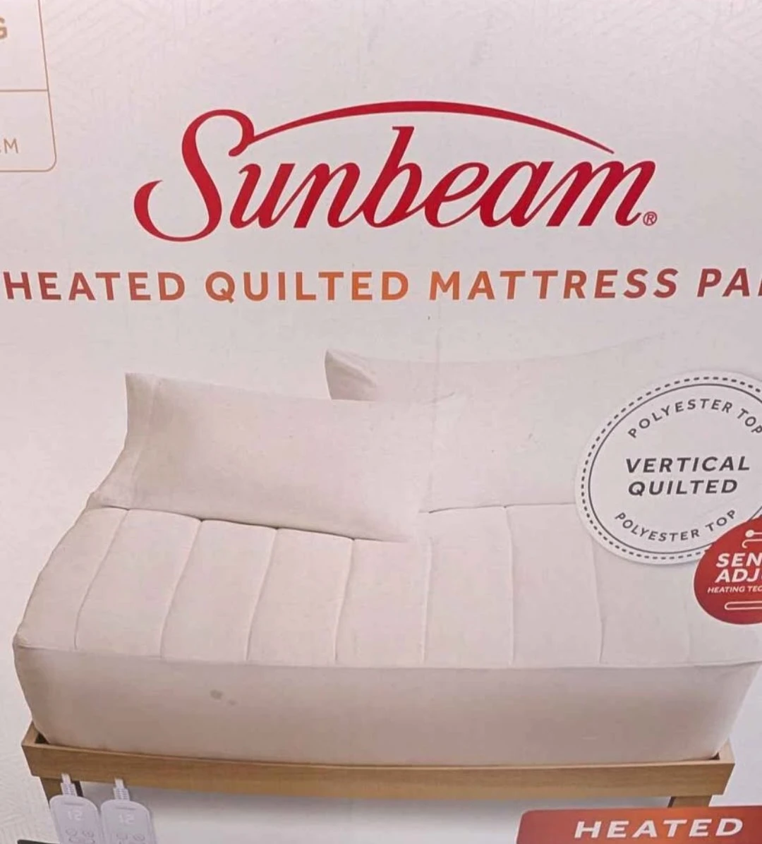 Sunbeam Heated Quilted Mattress Pad KING size