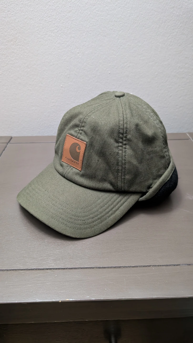 Carhartt Green Cap with Ear Flaps