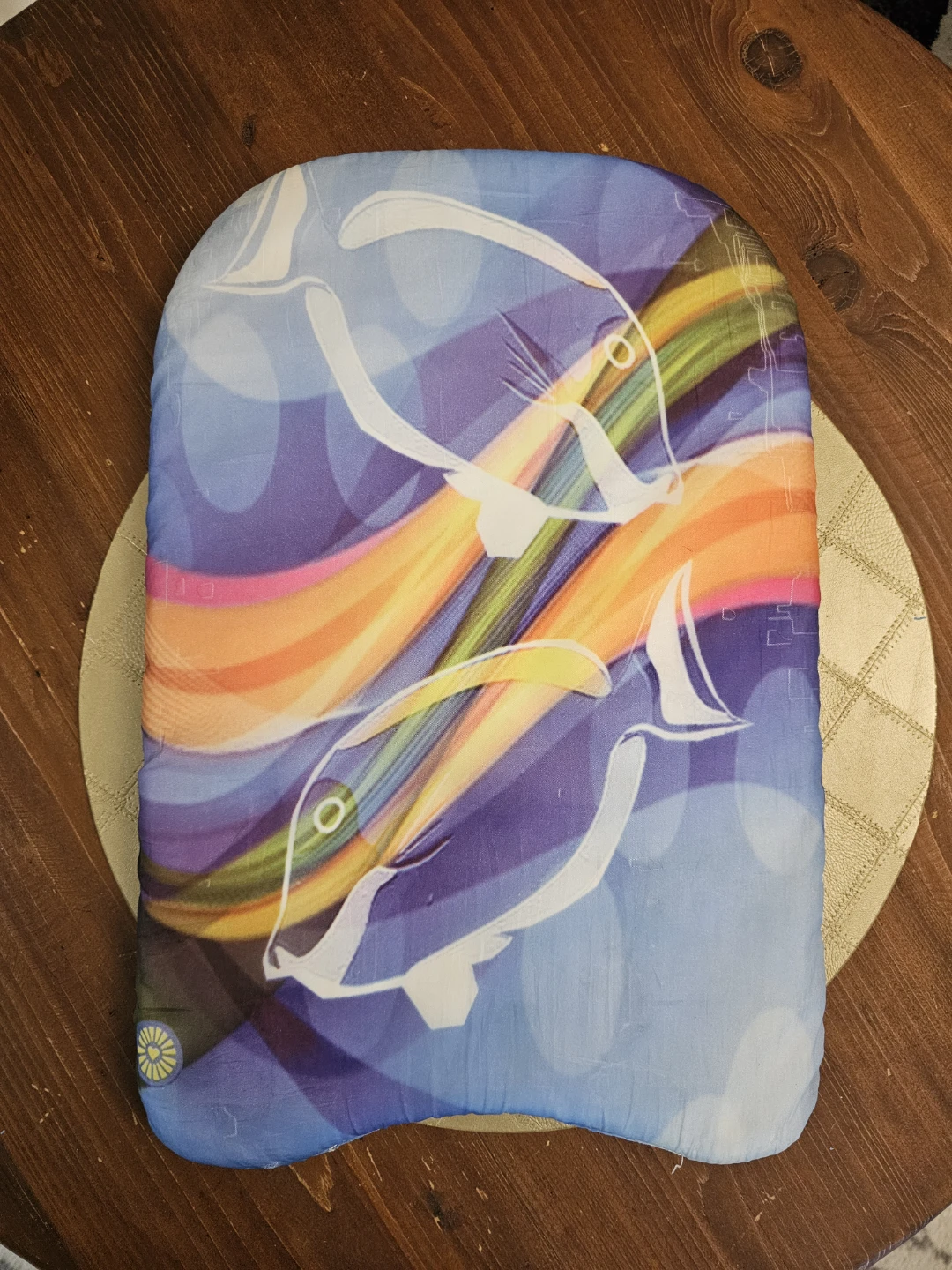 Pool Float Board with Fish Design