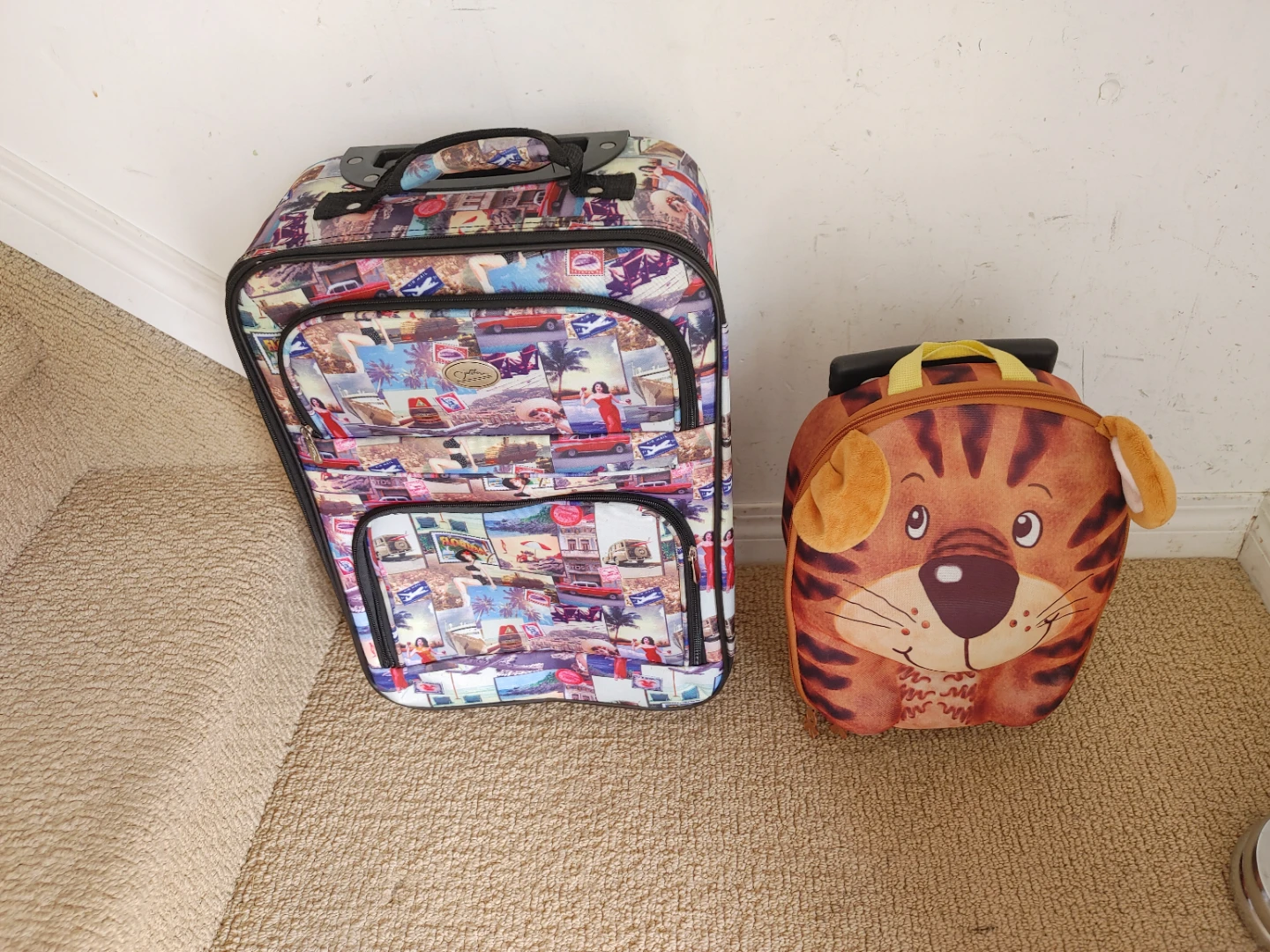 Kids Luggage Set - Travel Suitcase and Backpack